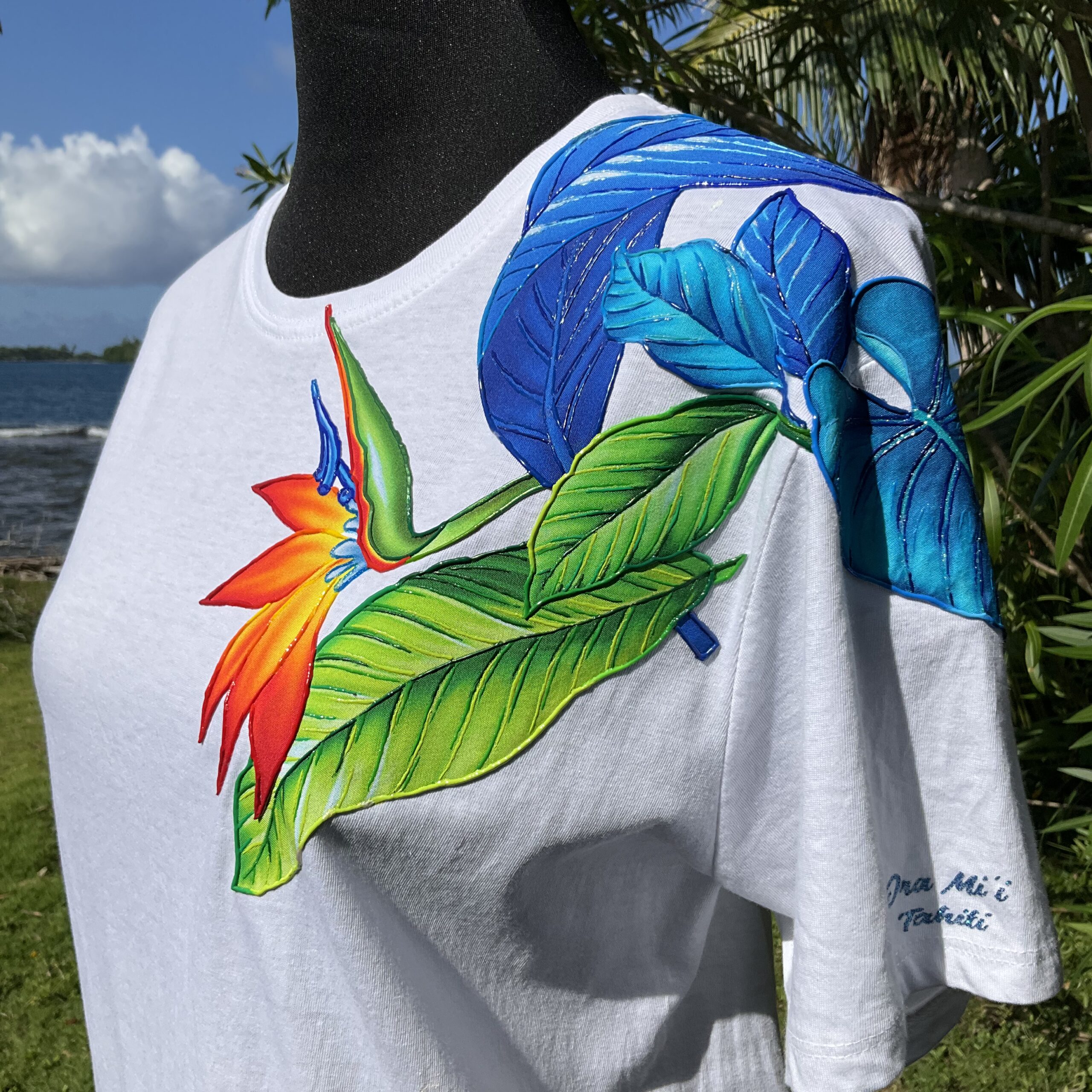 Nos collections exclusives 6 Blue Paradise Blanc