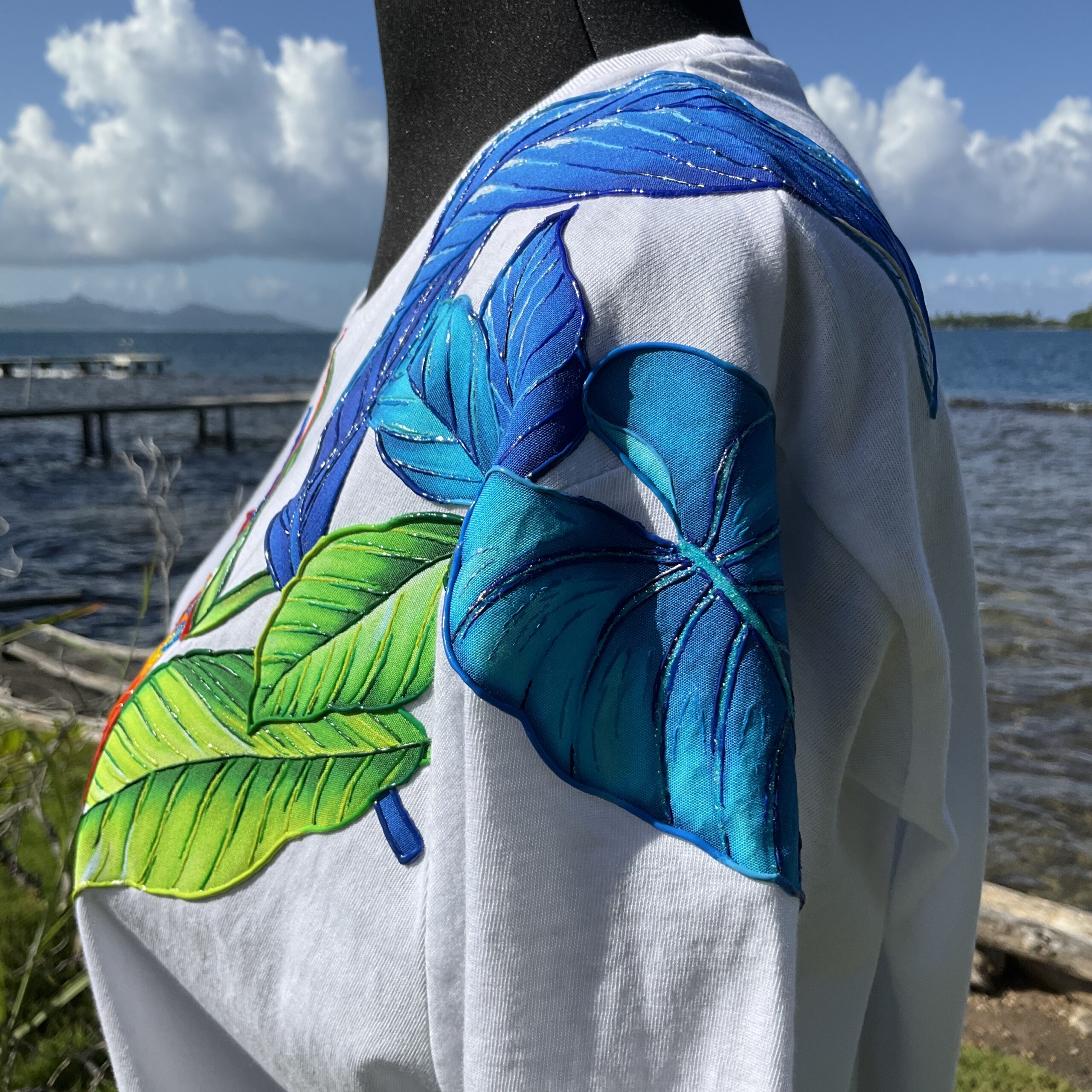 Nos collections exclusives 7 Côté Blue Paradise Blanc