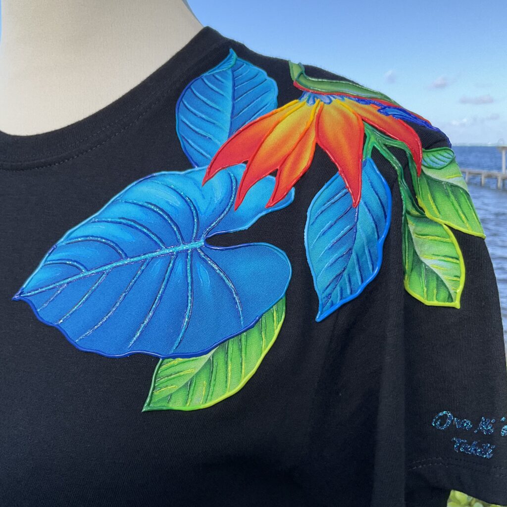 Detail Blue Paradise Black