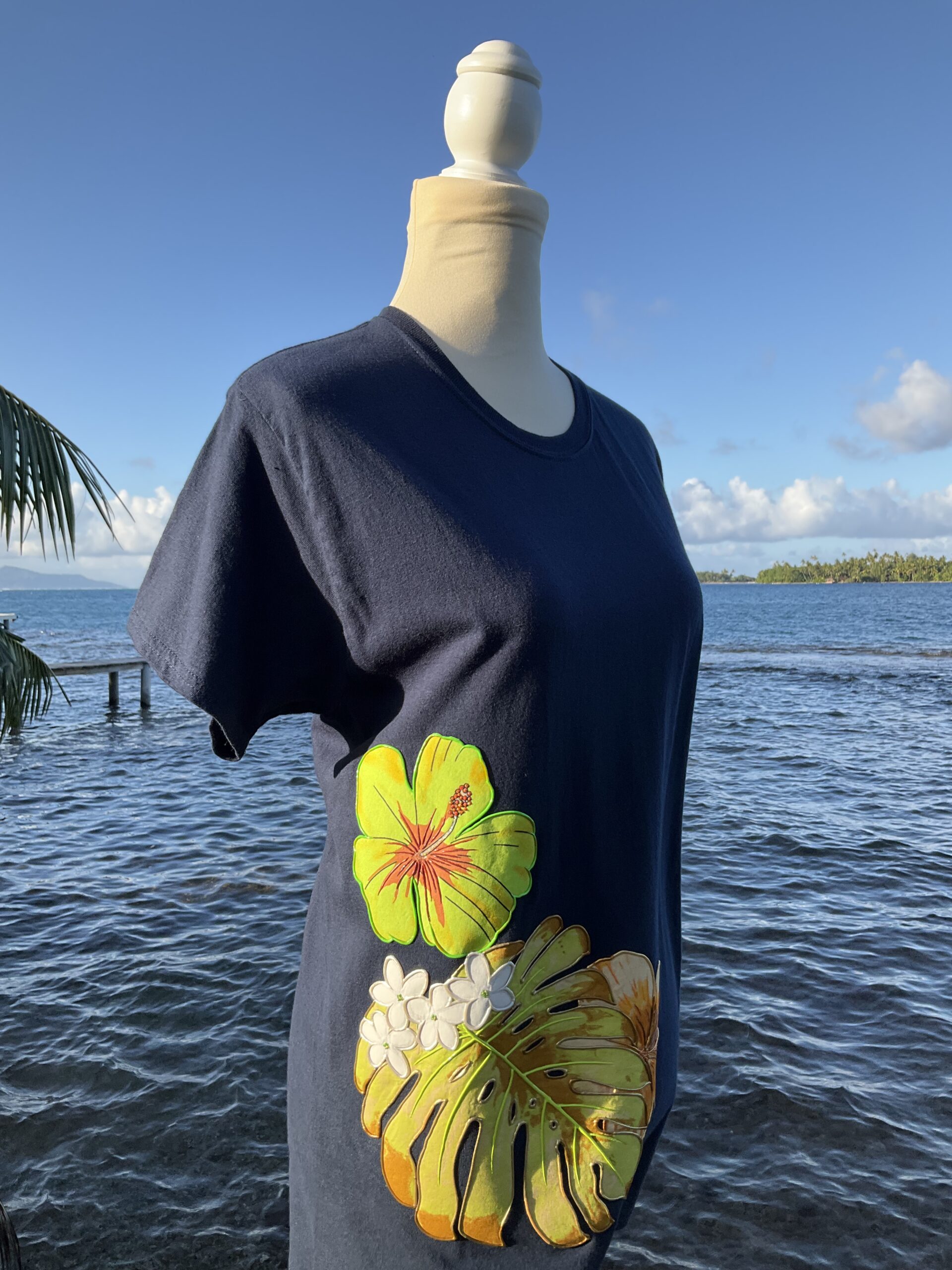 APE Tee shirt Marine