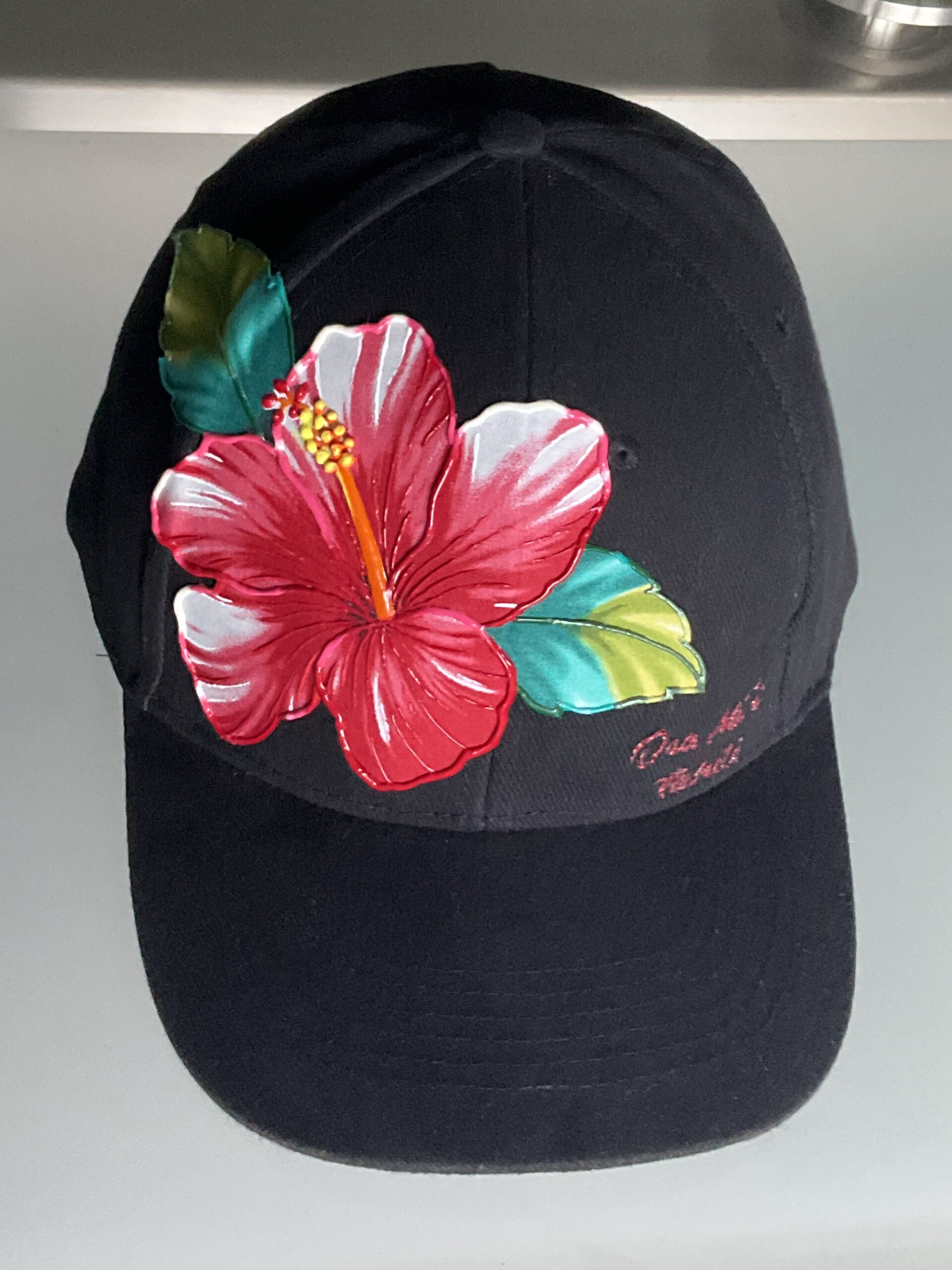 Casquette Hibiscus black