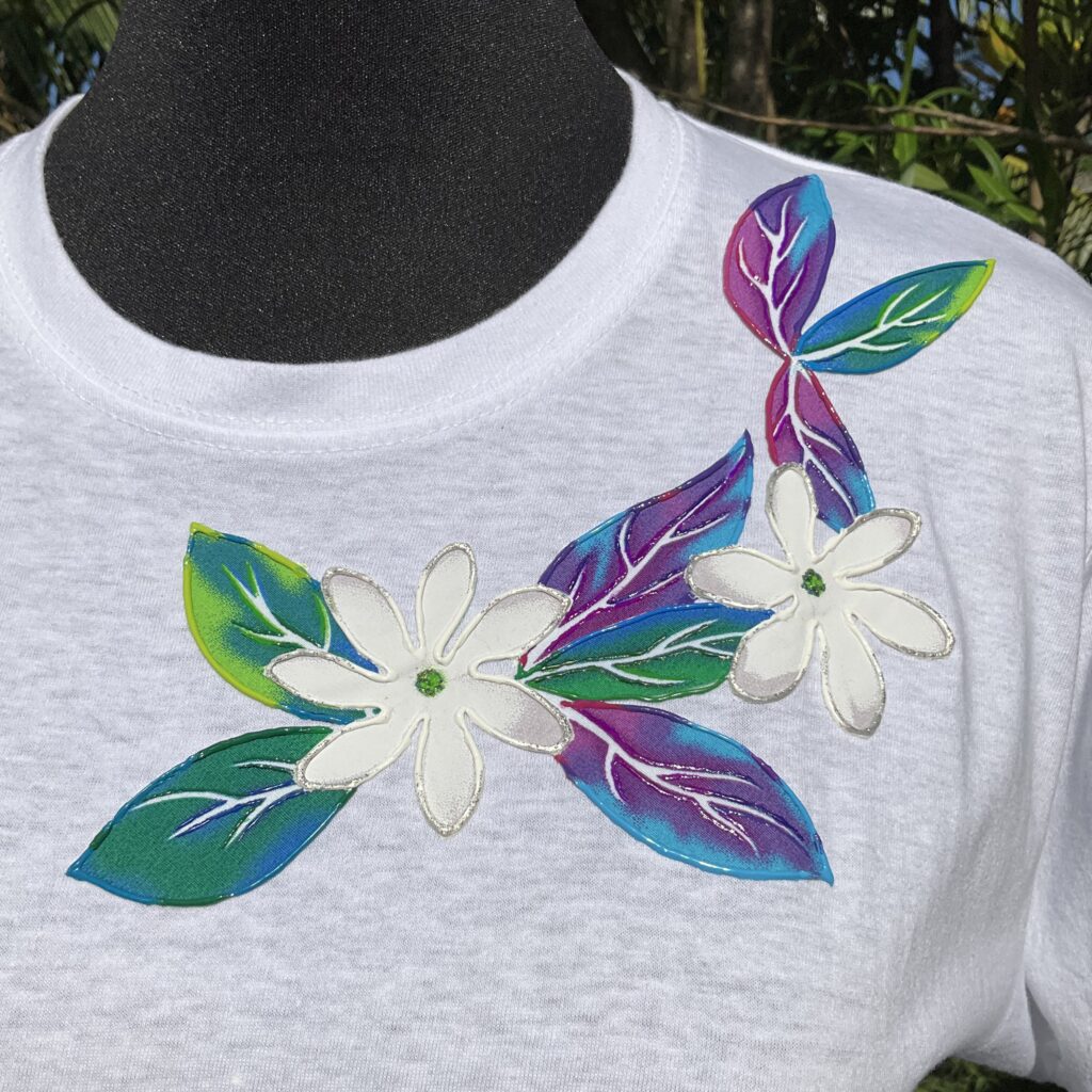 Detail Purple Tiare Blanc