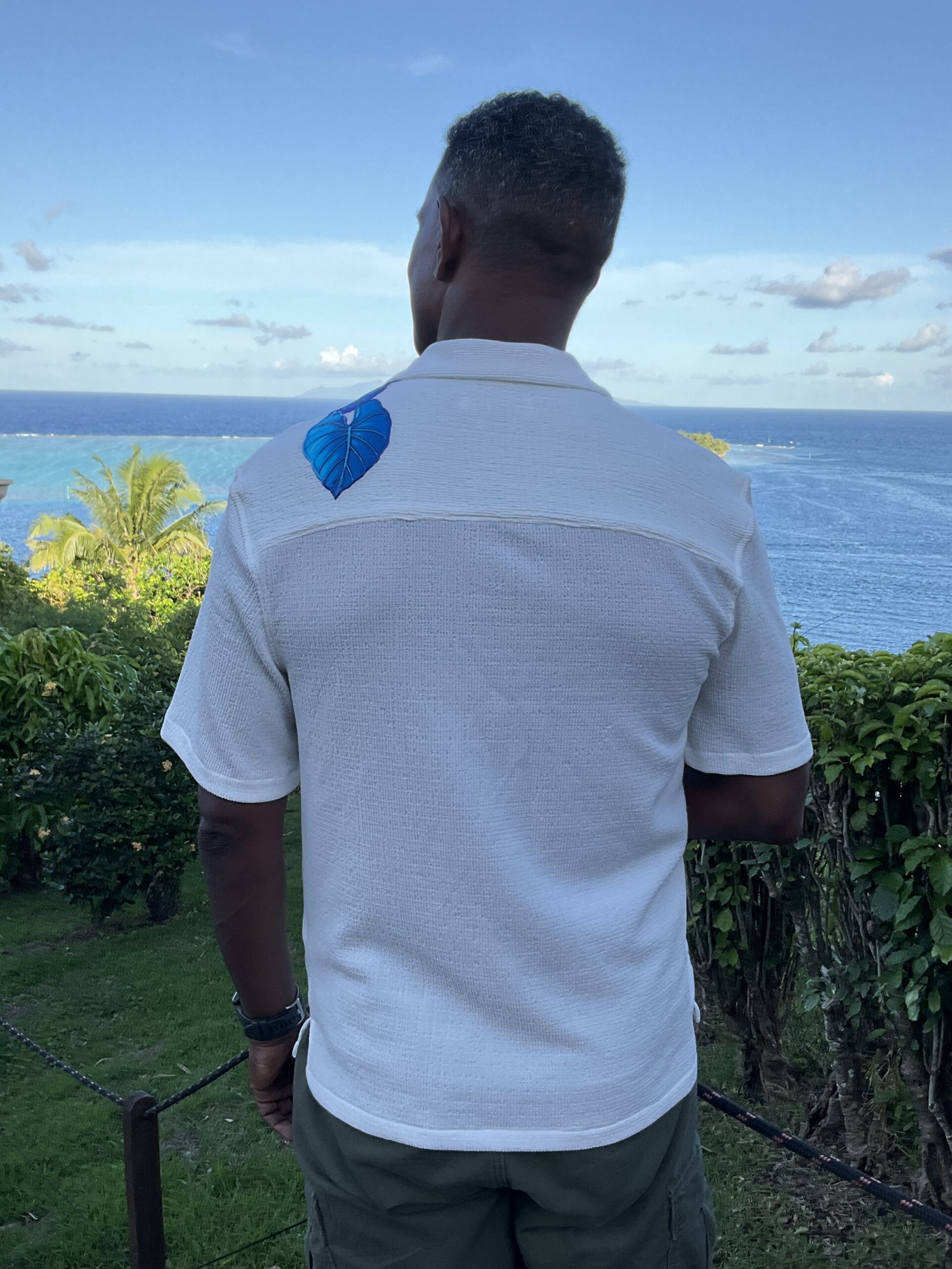 Dos chemise Blue Paradise