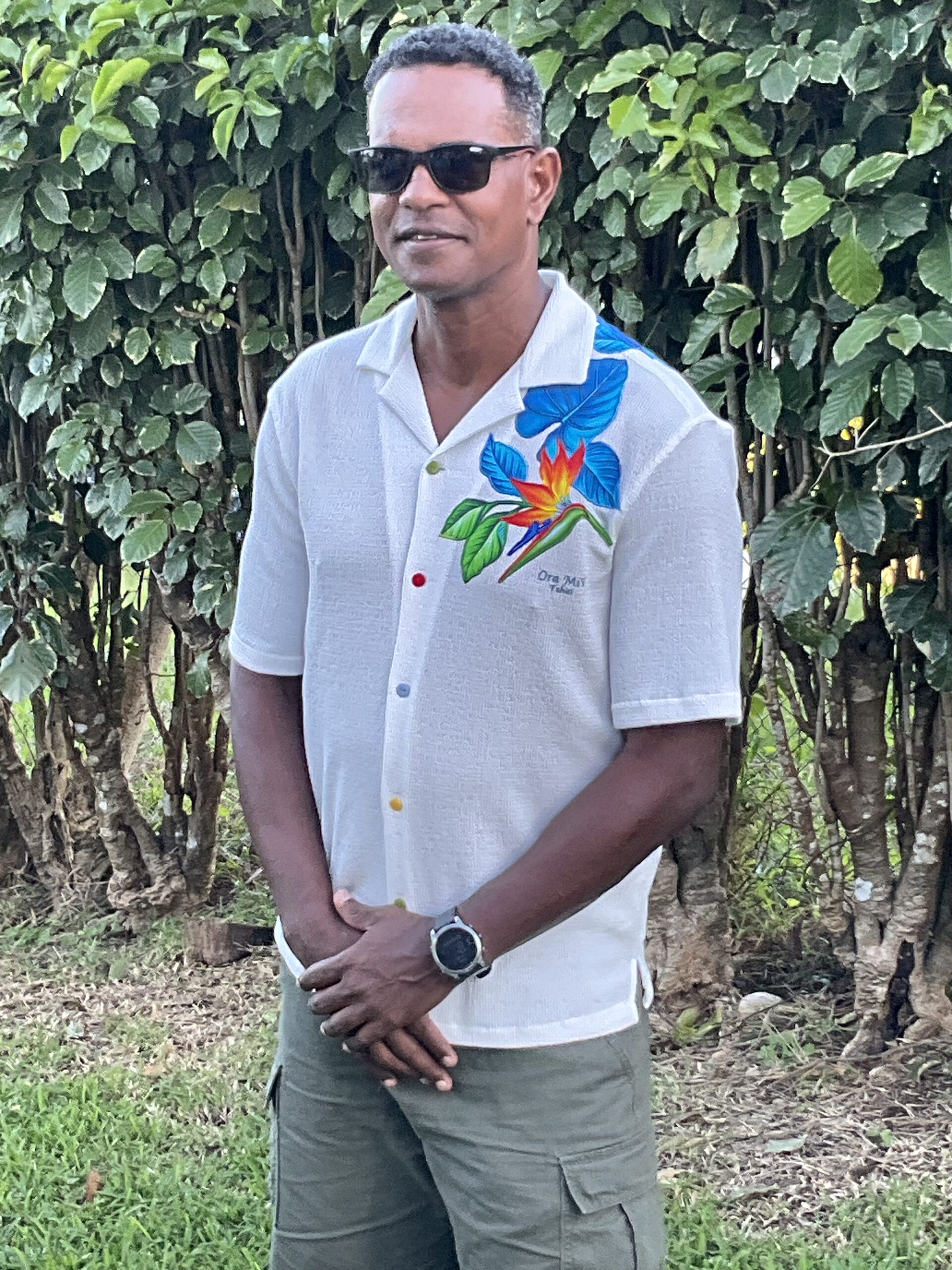 Face chemise Blue Paradise