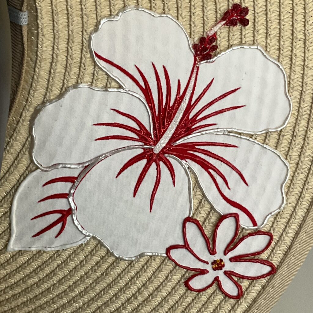 Hibiscus Chapeau Hibiscus blanc Off White