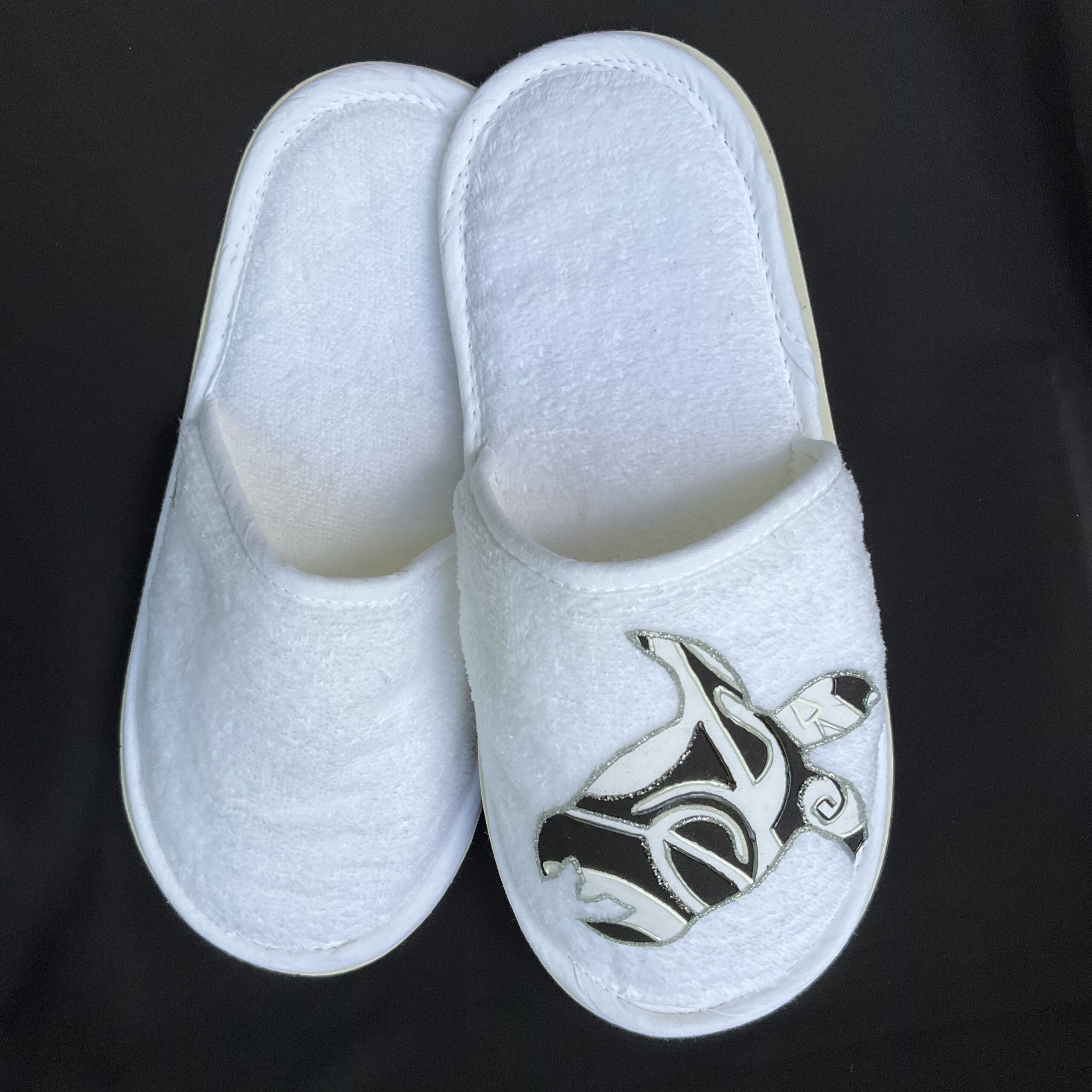 Nos collections exclusives 24 Motif Pantoufles Sea Turtle Dessus