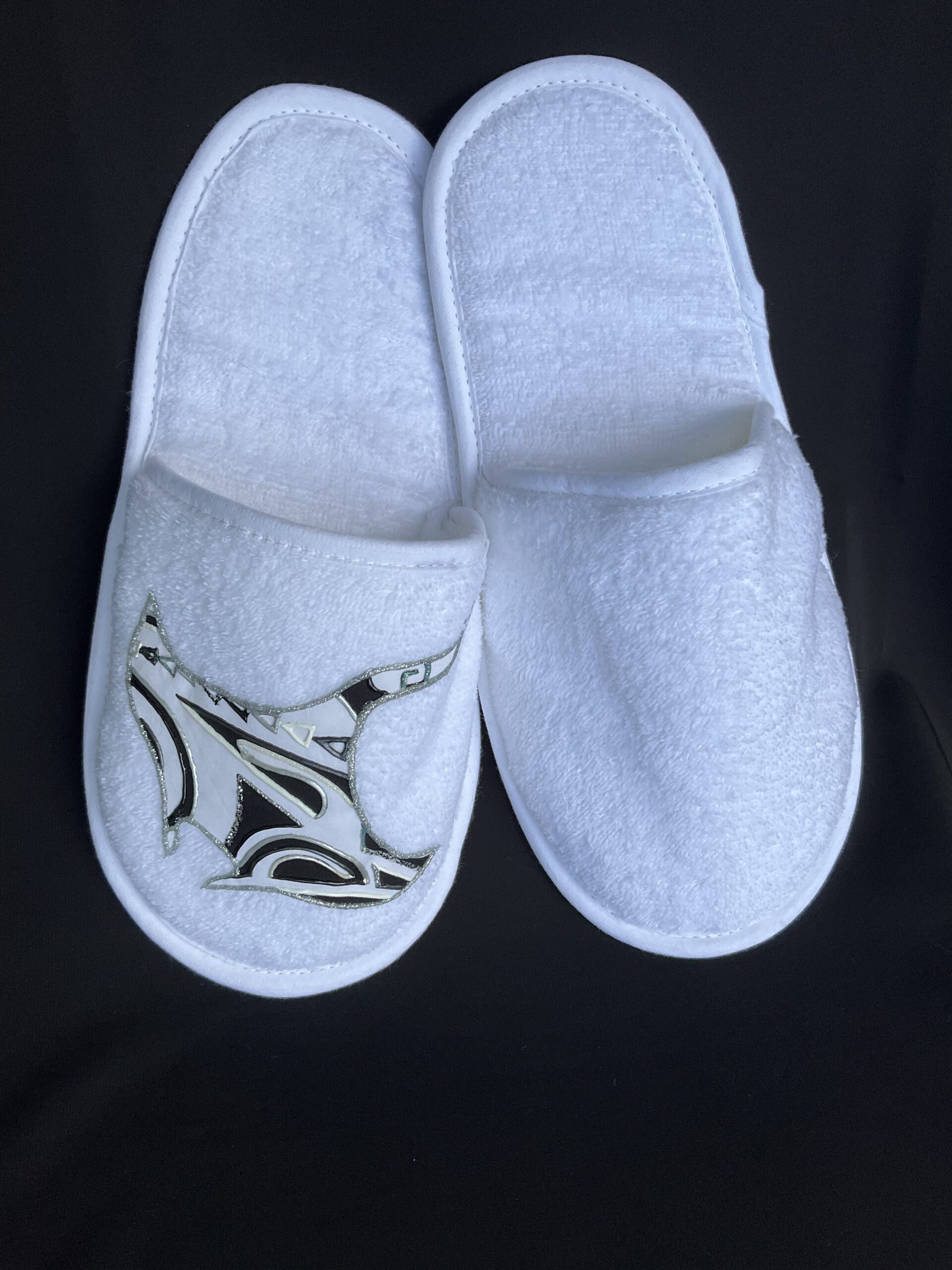 Pantoufles Sea Manta dessus