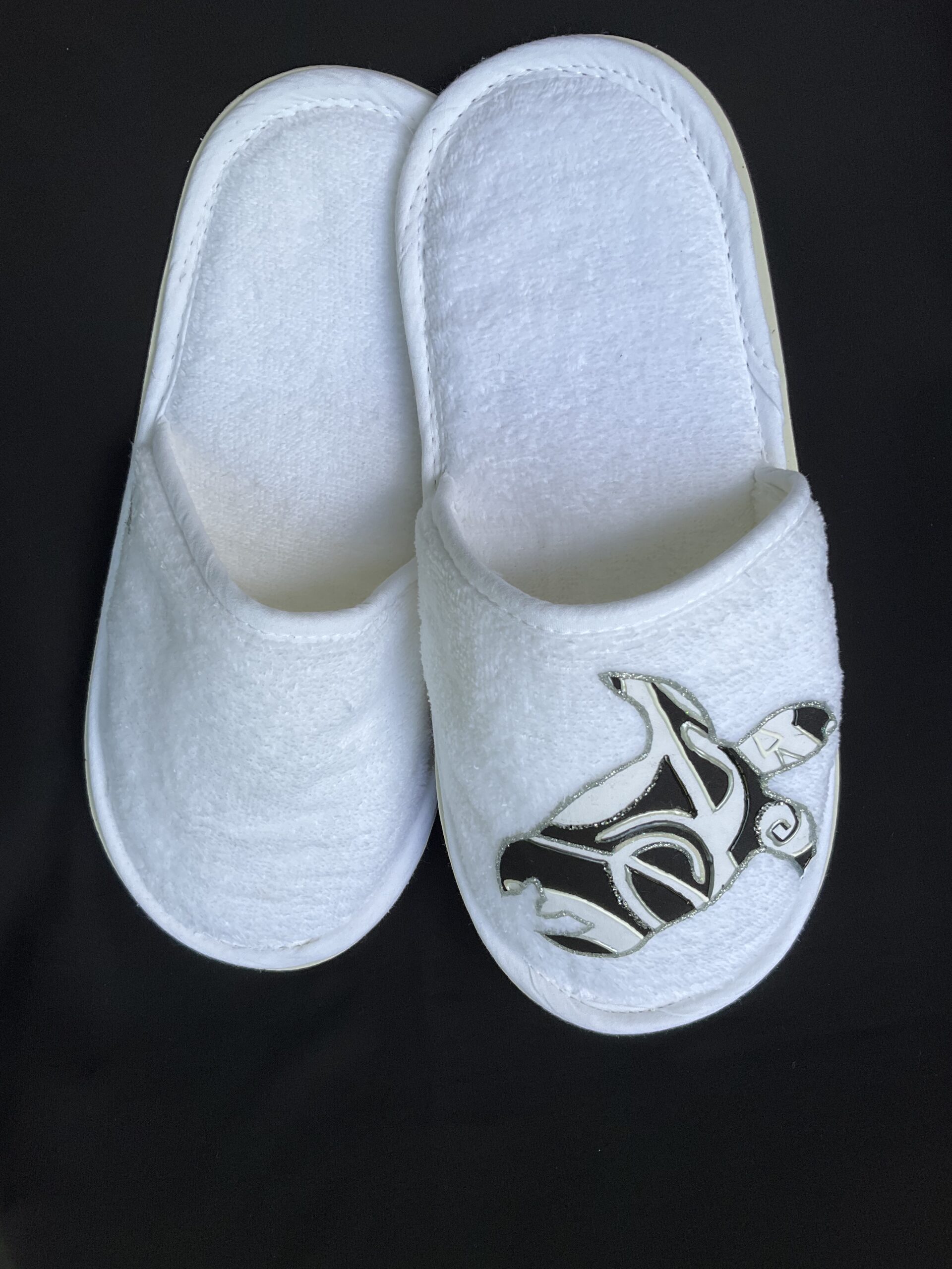 Pantoufles Sea Turtle White