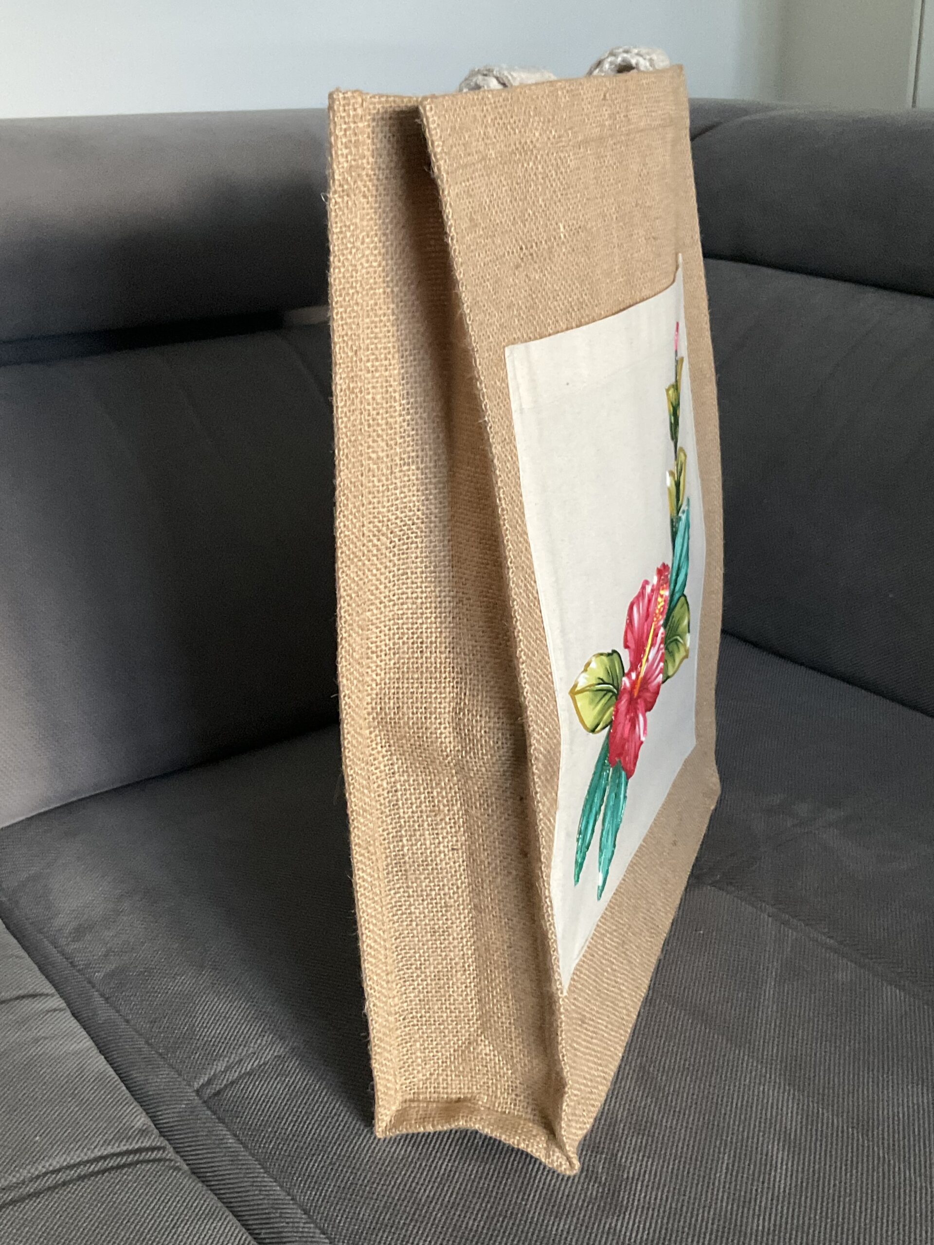 Tote bag Hibiscus profil