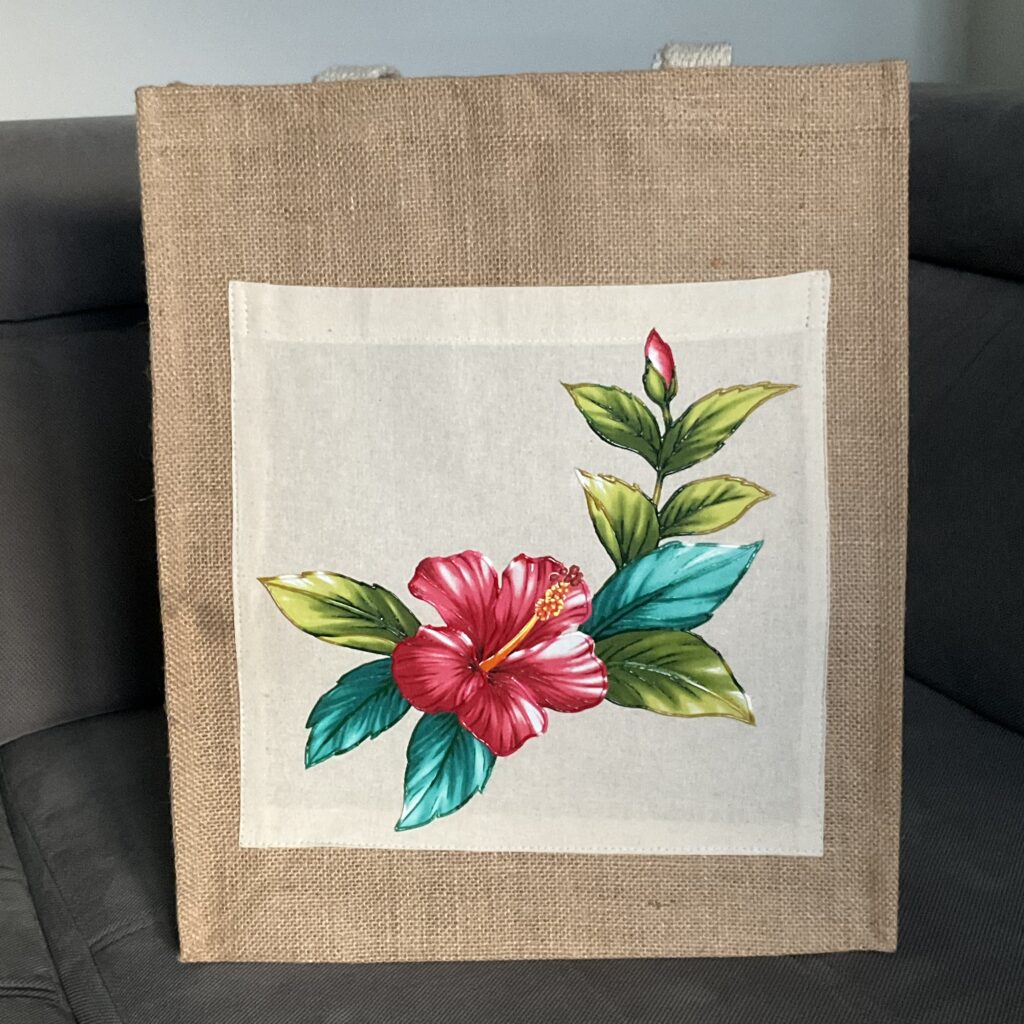 Tote bag Hibiscus sac