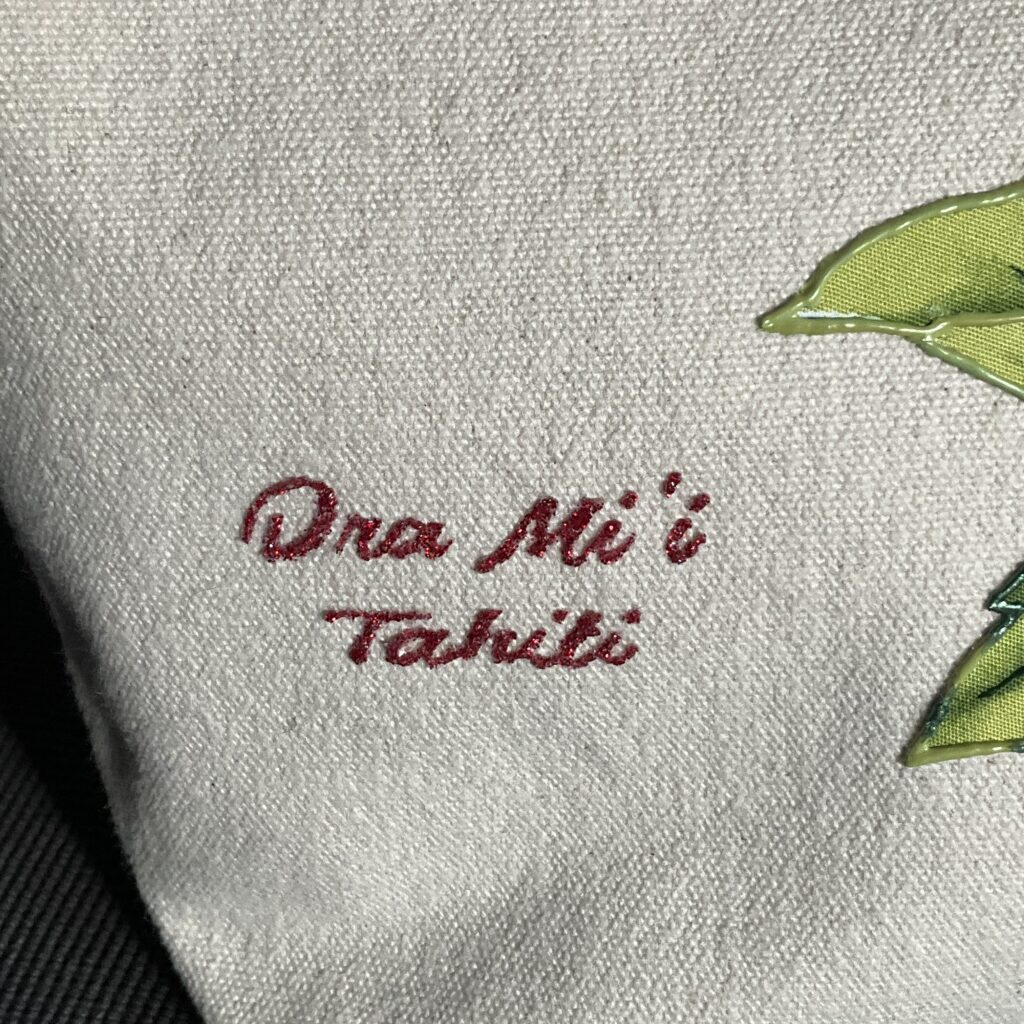 Trousse de toilette Hibiscus ecriture