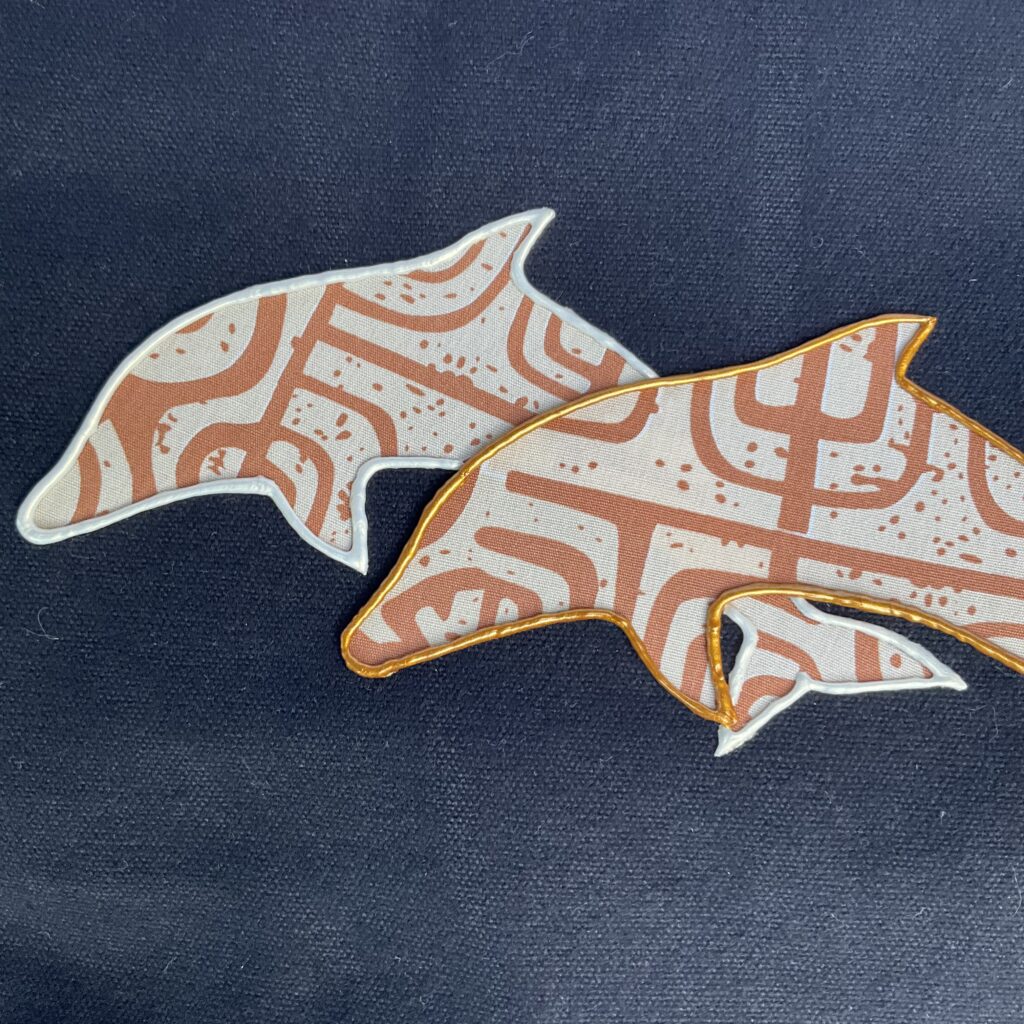 Trousse toilette Sea Dolphins Black motif