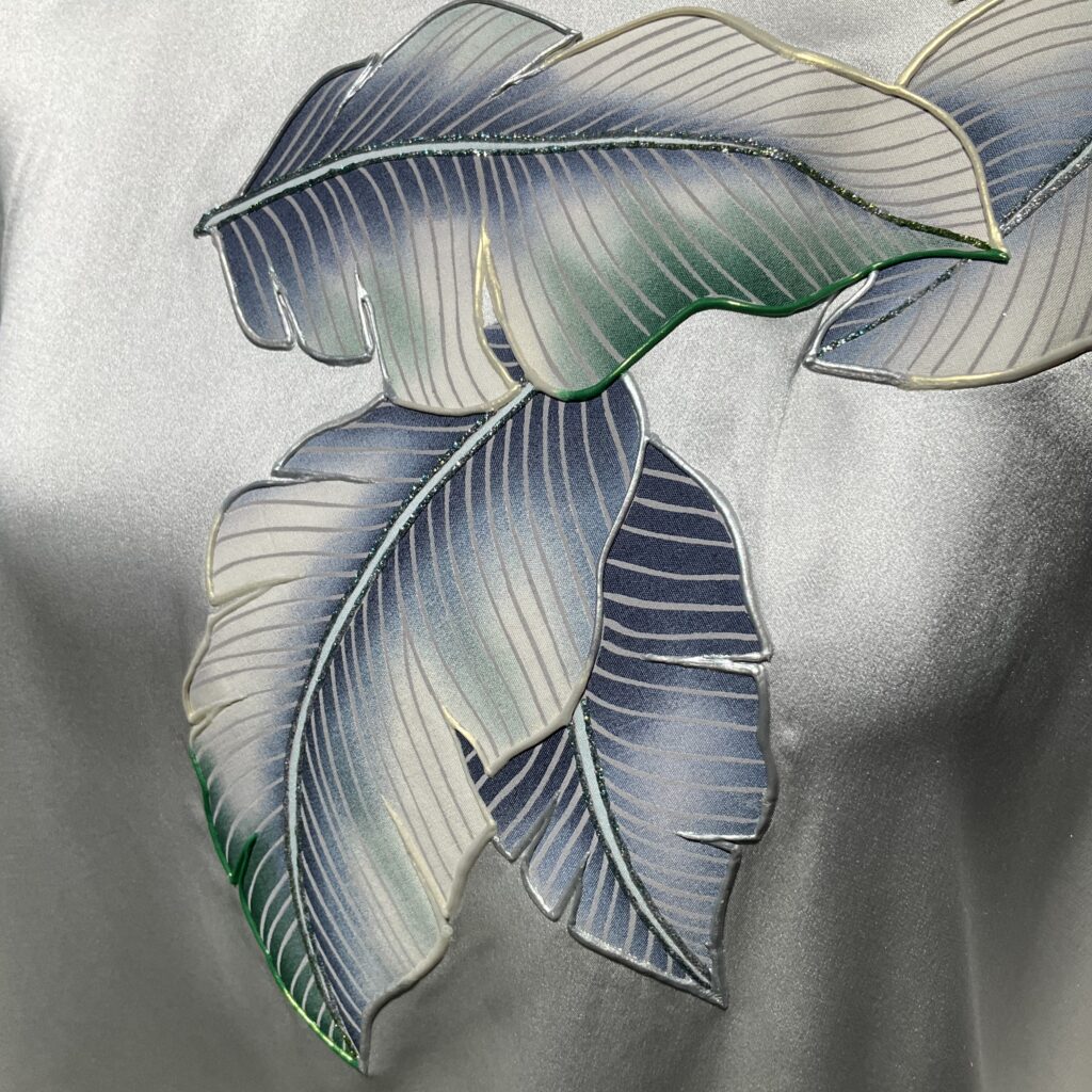 Tunique Leaf en Soie fleurs