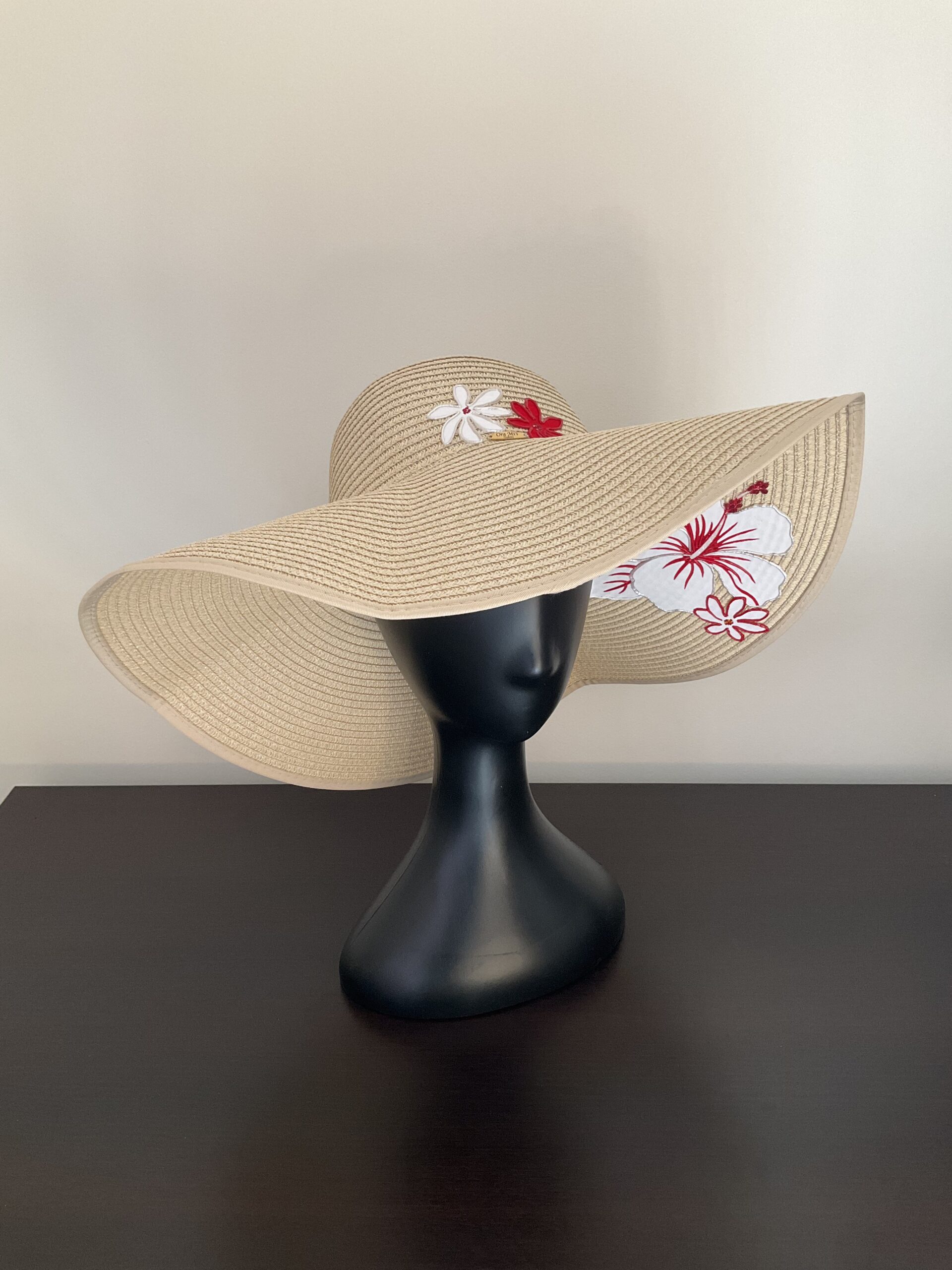 cote Chapeau Hibiscus blanc Off White