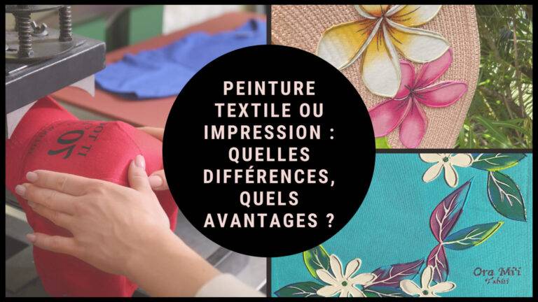Article blog Ora Mii - Peinture textile ou impression