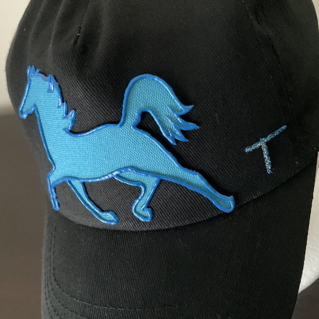 Casquette Sport Horse Black motif