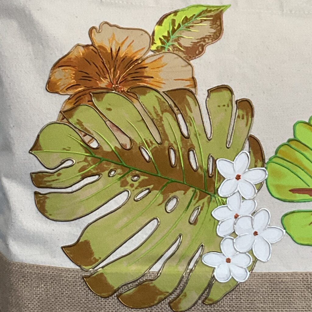 Feuille Sac Ape Green Naturel Off White