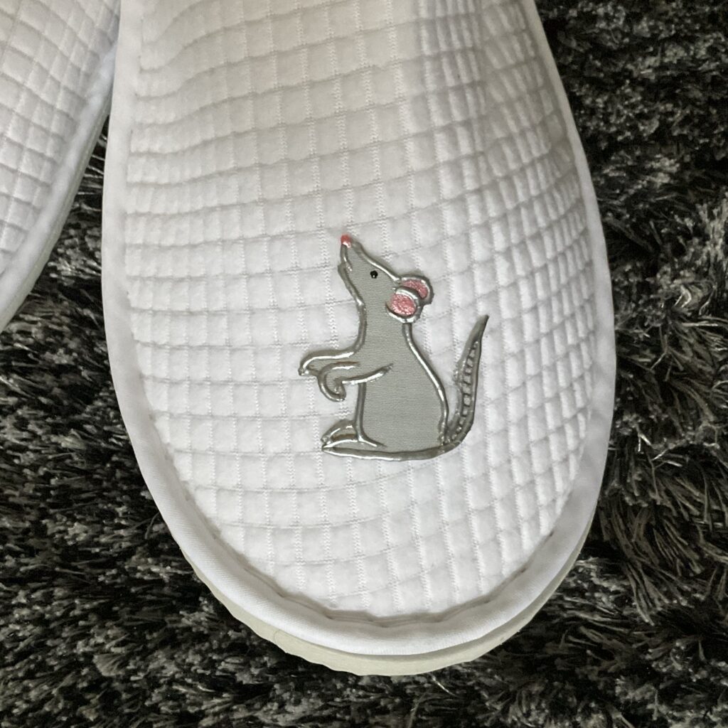 Pantoufles Chat Gris White Souris