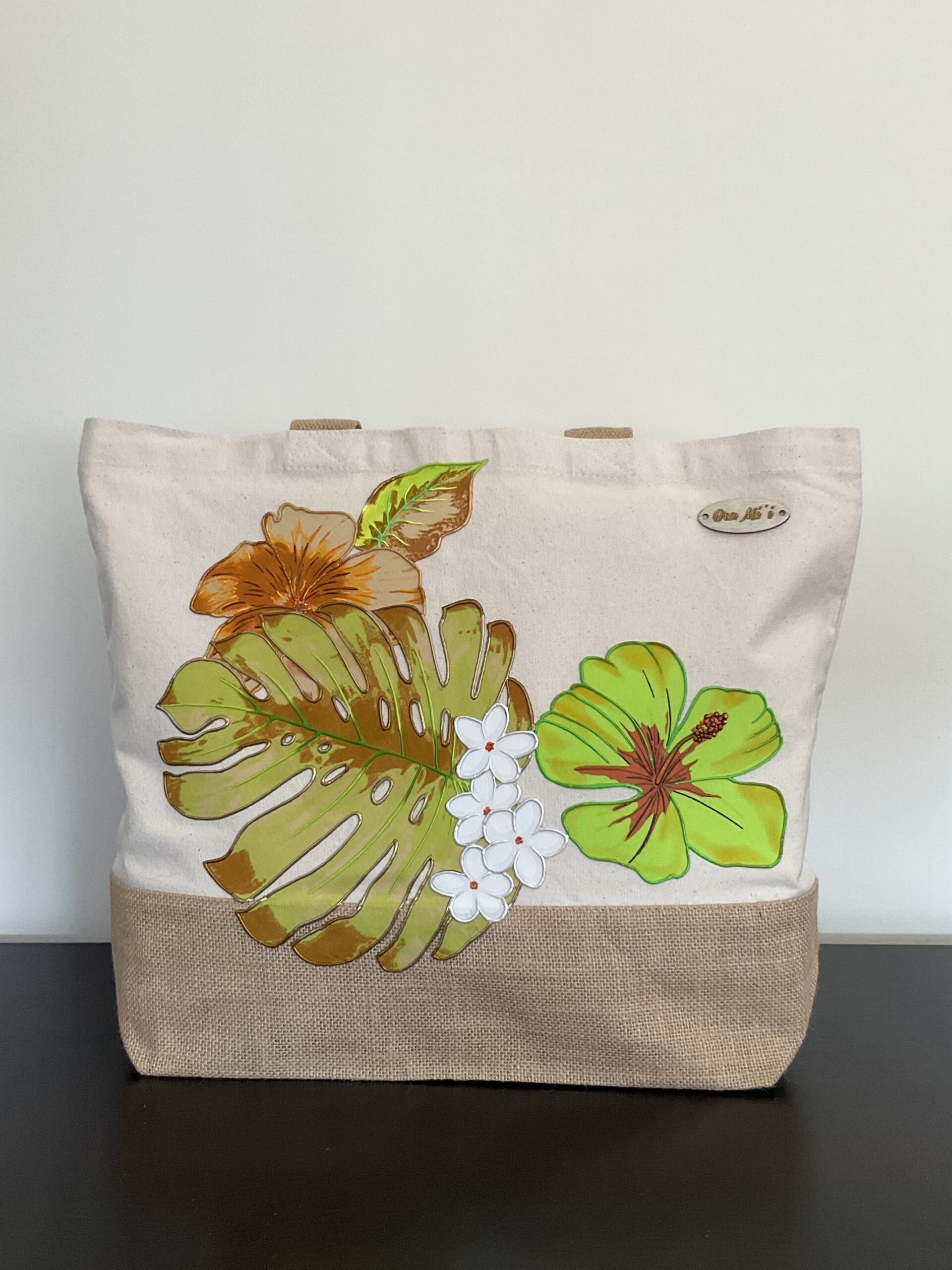 Sac Ape Green Naturel Off White Face