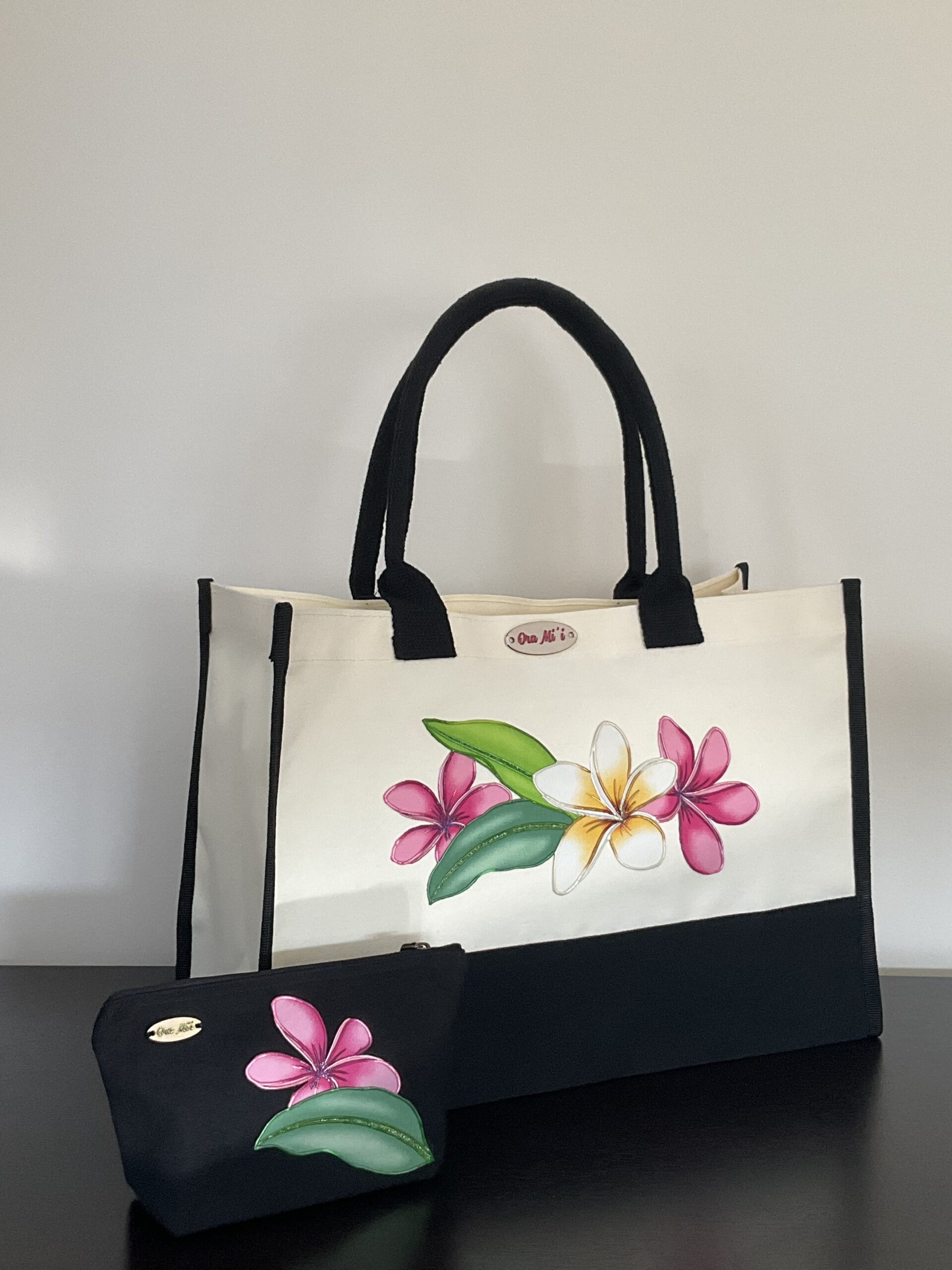 Sac Honeymoon White-Black avec pochette
