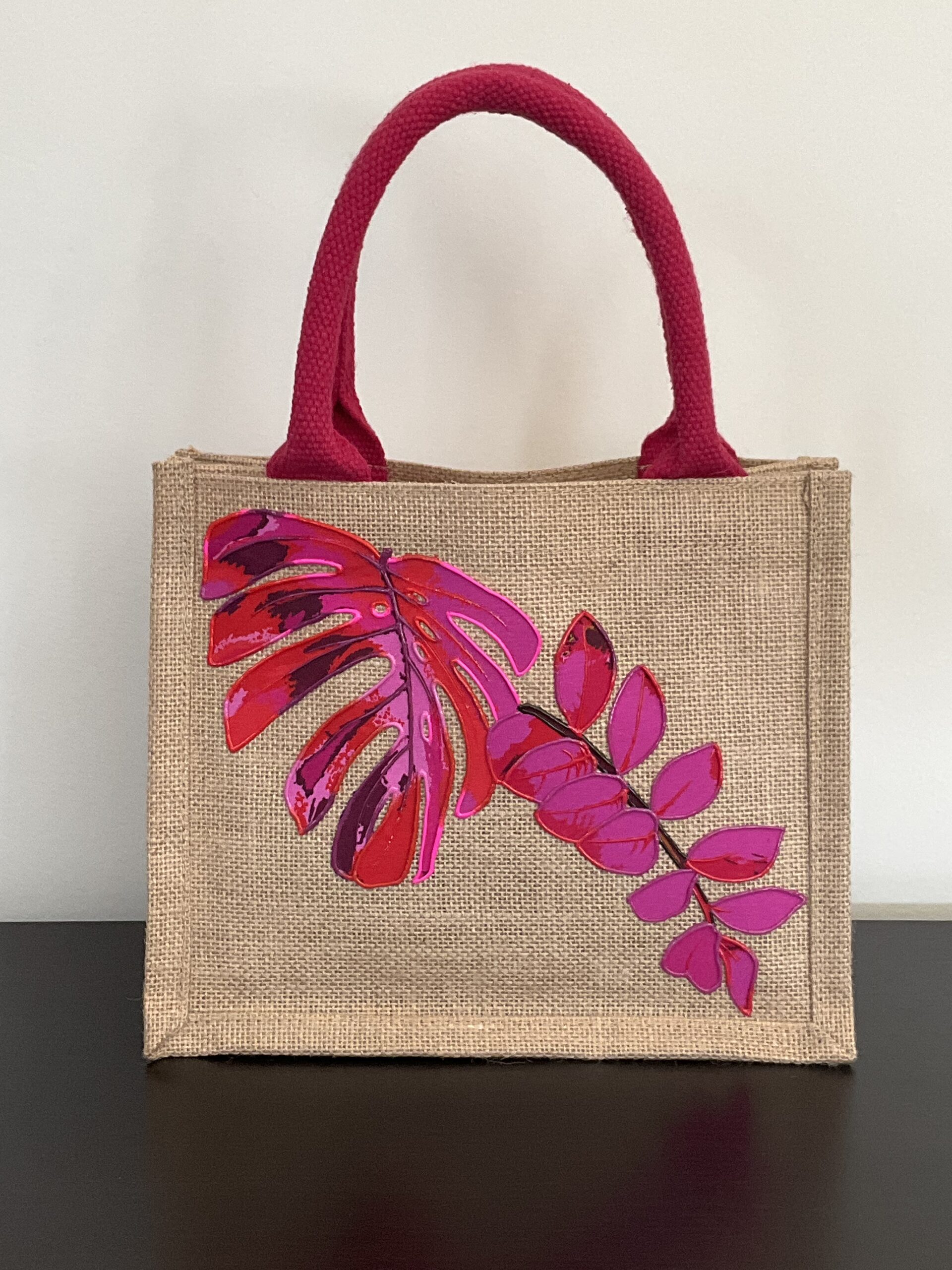 Sac Mini Ape Pink Naturel face