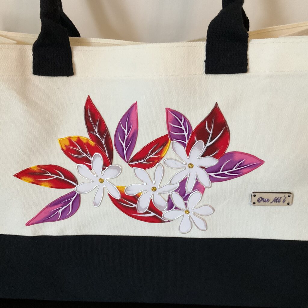 Sac Red Tiare White Black