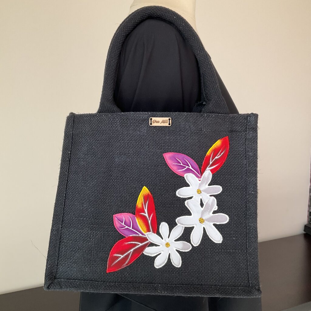 Sac mini Red Tiare Black face