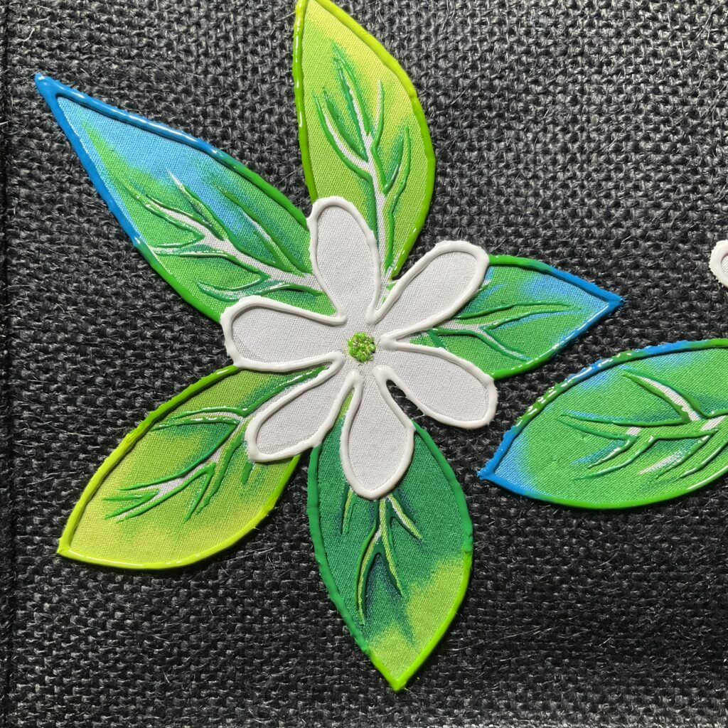 detail Sac mini Green Tiare Black