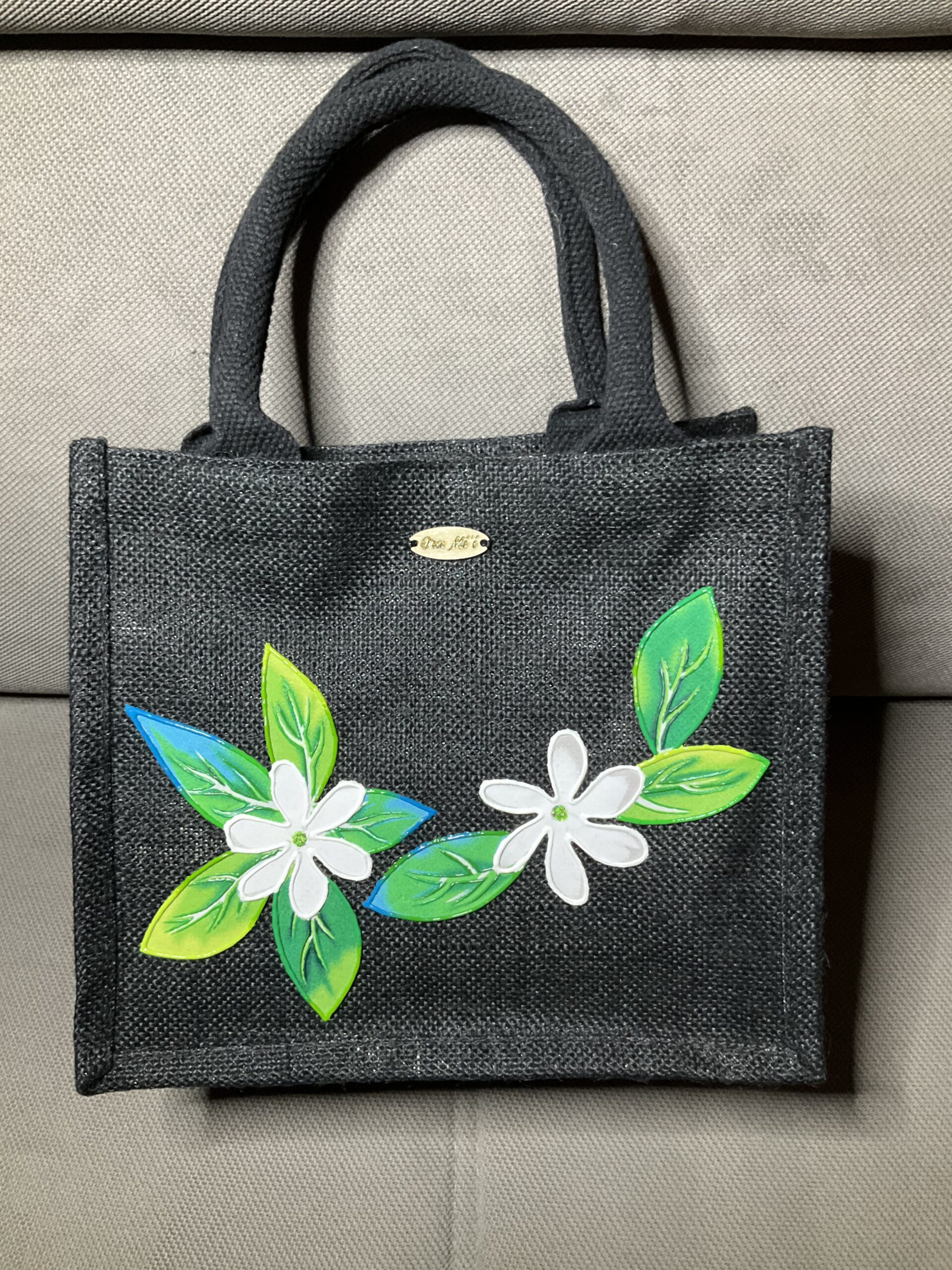 global Sac mini Green Tiare Black
