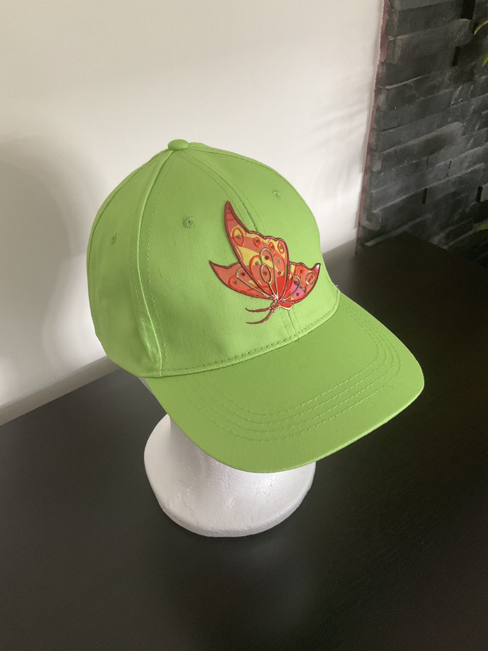Casquette Papillon Green cote