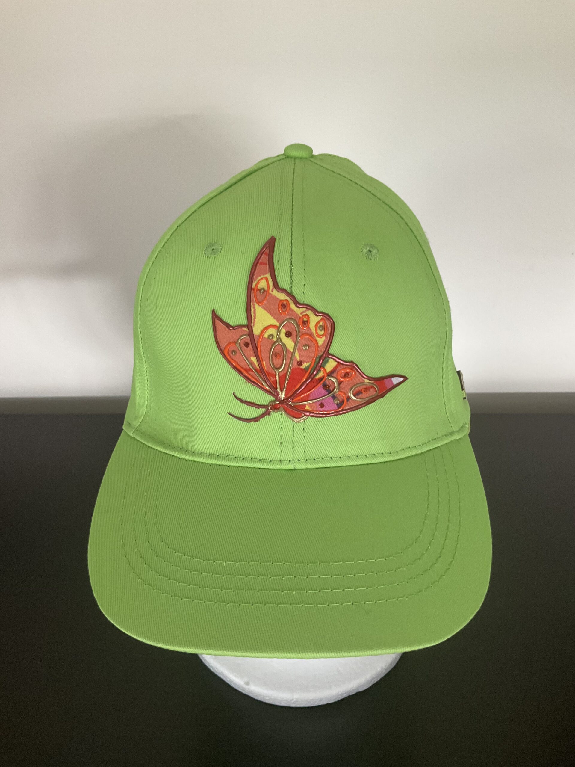 Casquette Papillon Green face