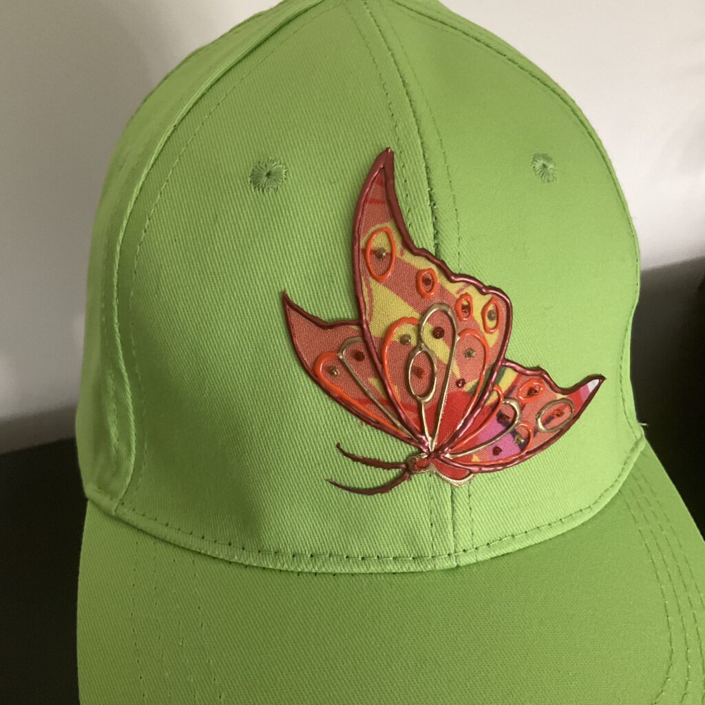 Casquette Papillon Green motif