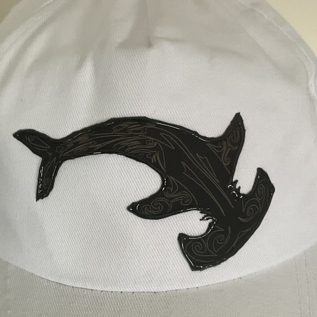 Casquette Sea Marteau Black White motif