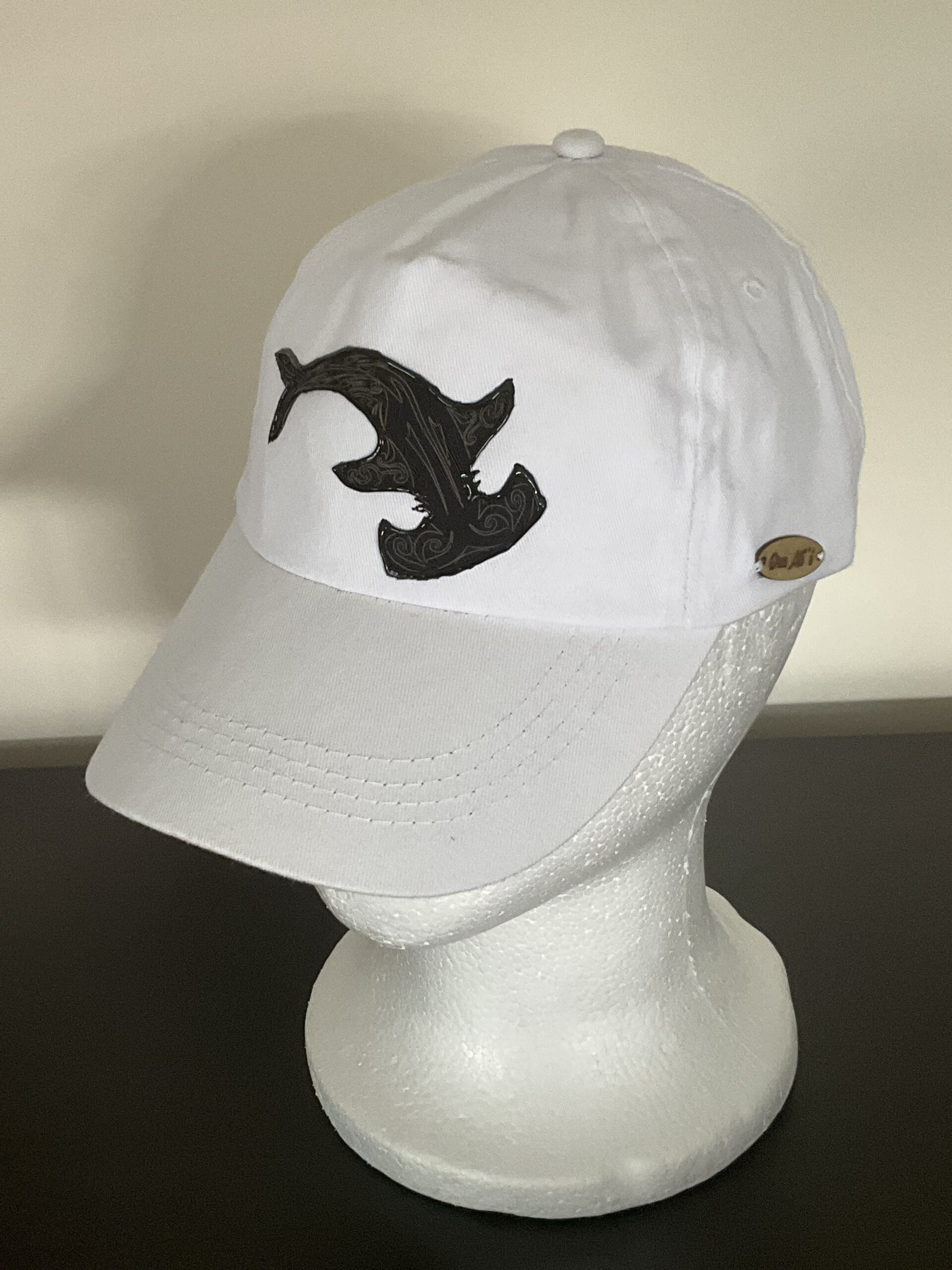 Casquette Sea Marteau Black White profil