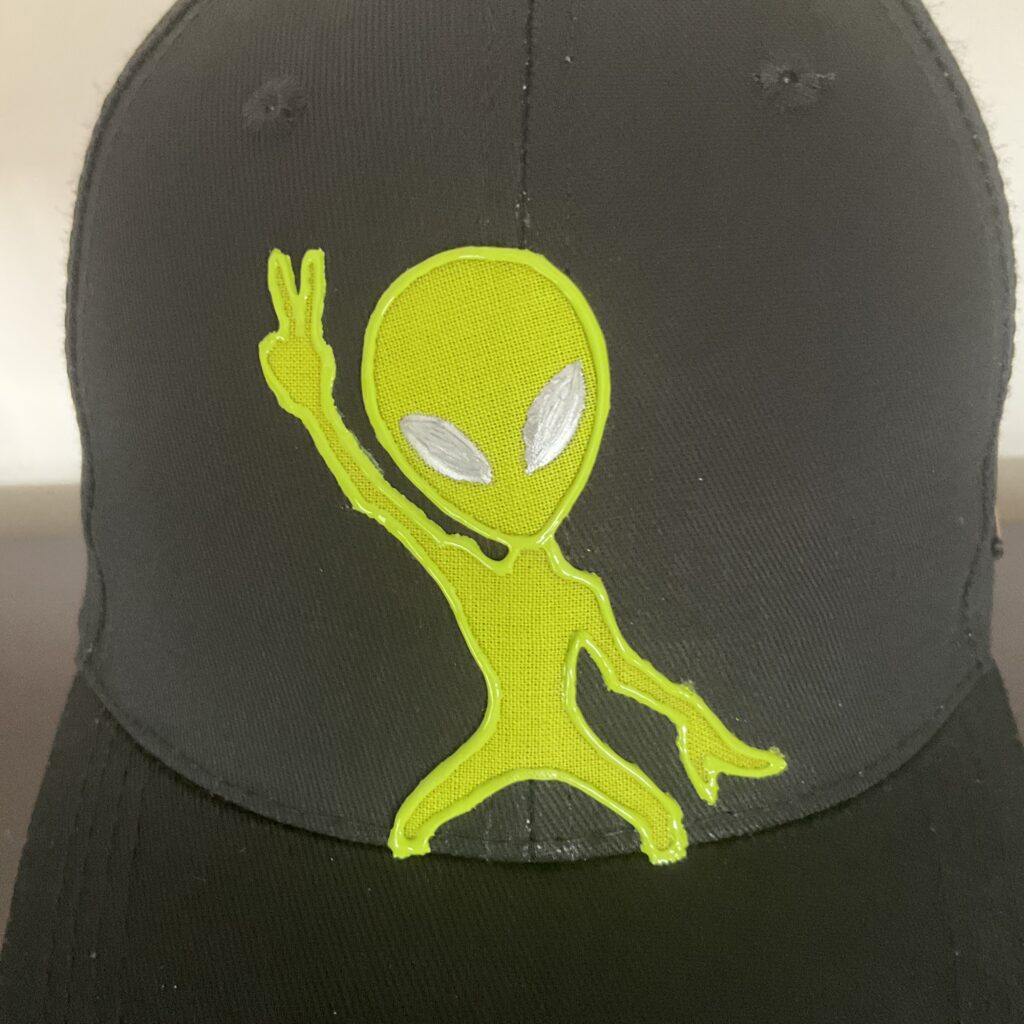 Casquette Alien Black motif 1