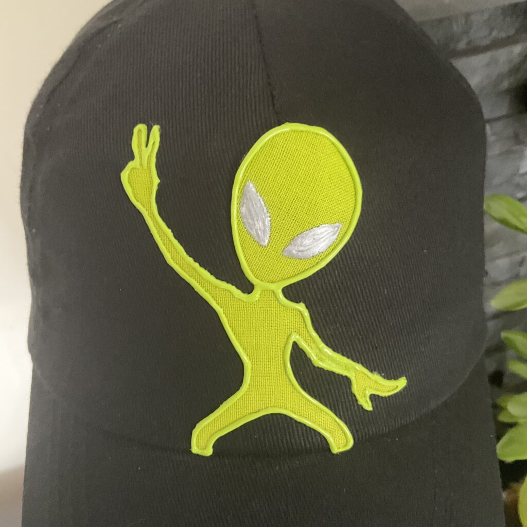 Casquette Alien Black motif 2