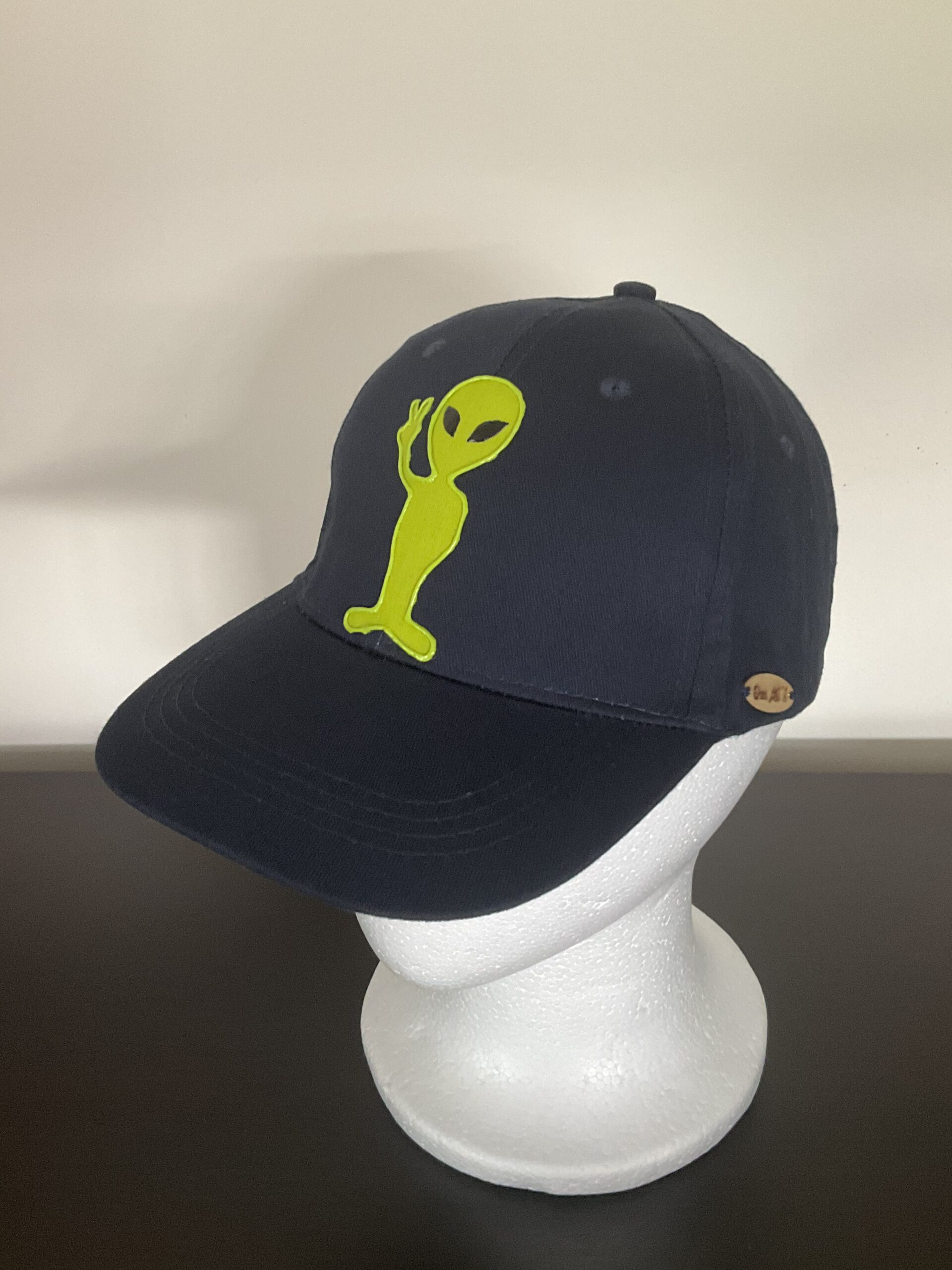 Casquette Allien Green Navy profil