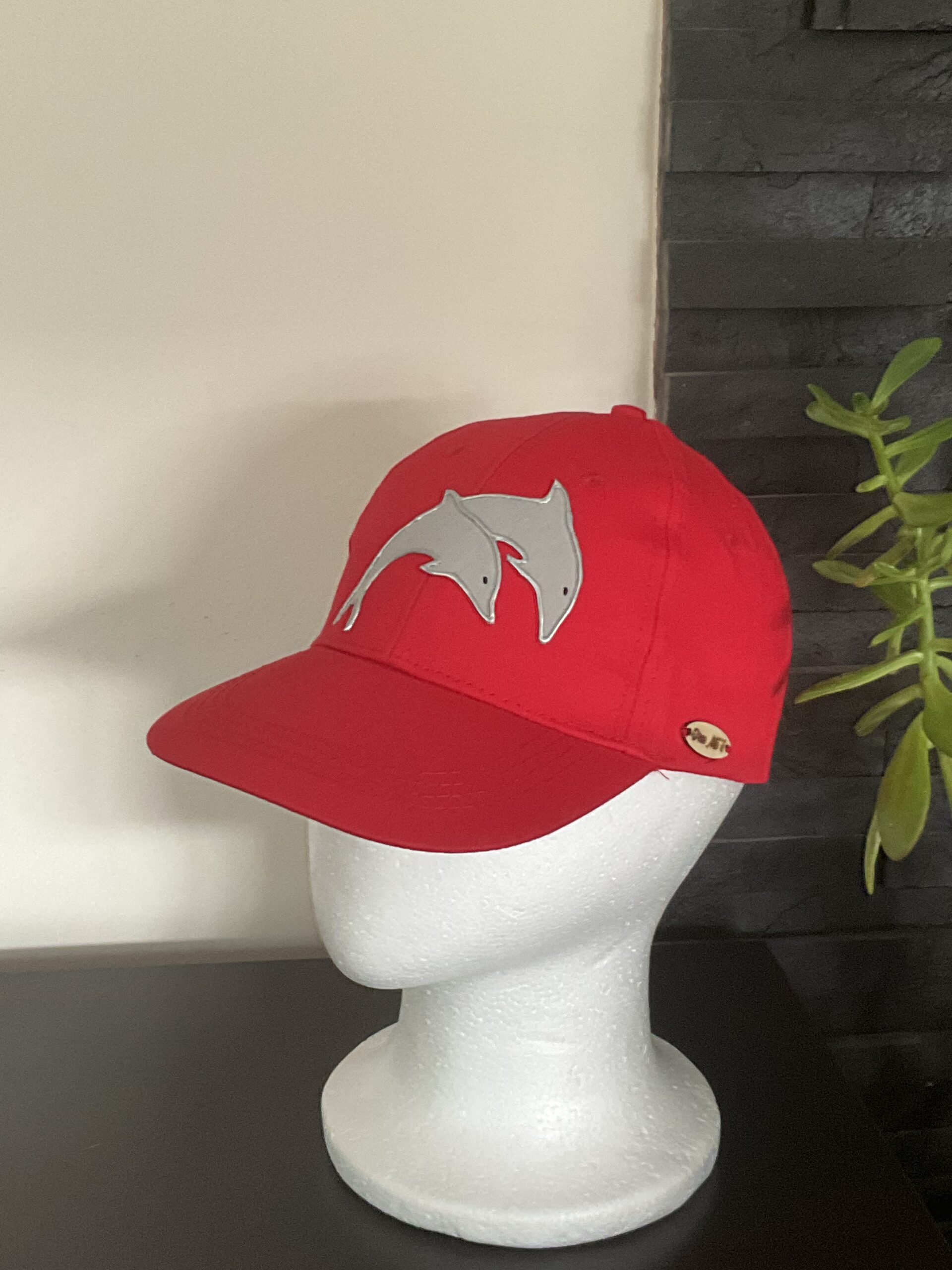 Casquette Dauphin Gray Red profil