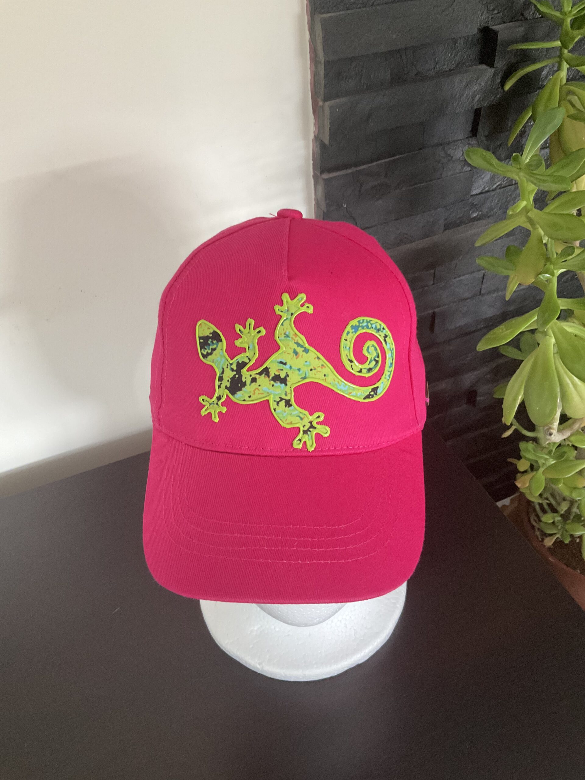 Casquette Gecko Green Pink 2