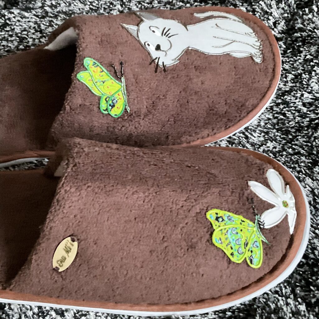 Pantoufles Chat Cats4 Gray Brown