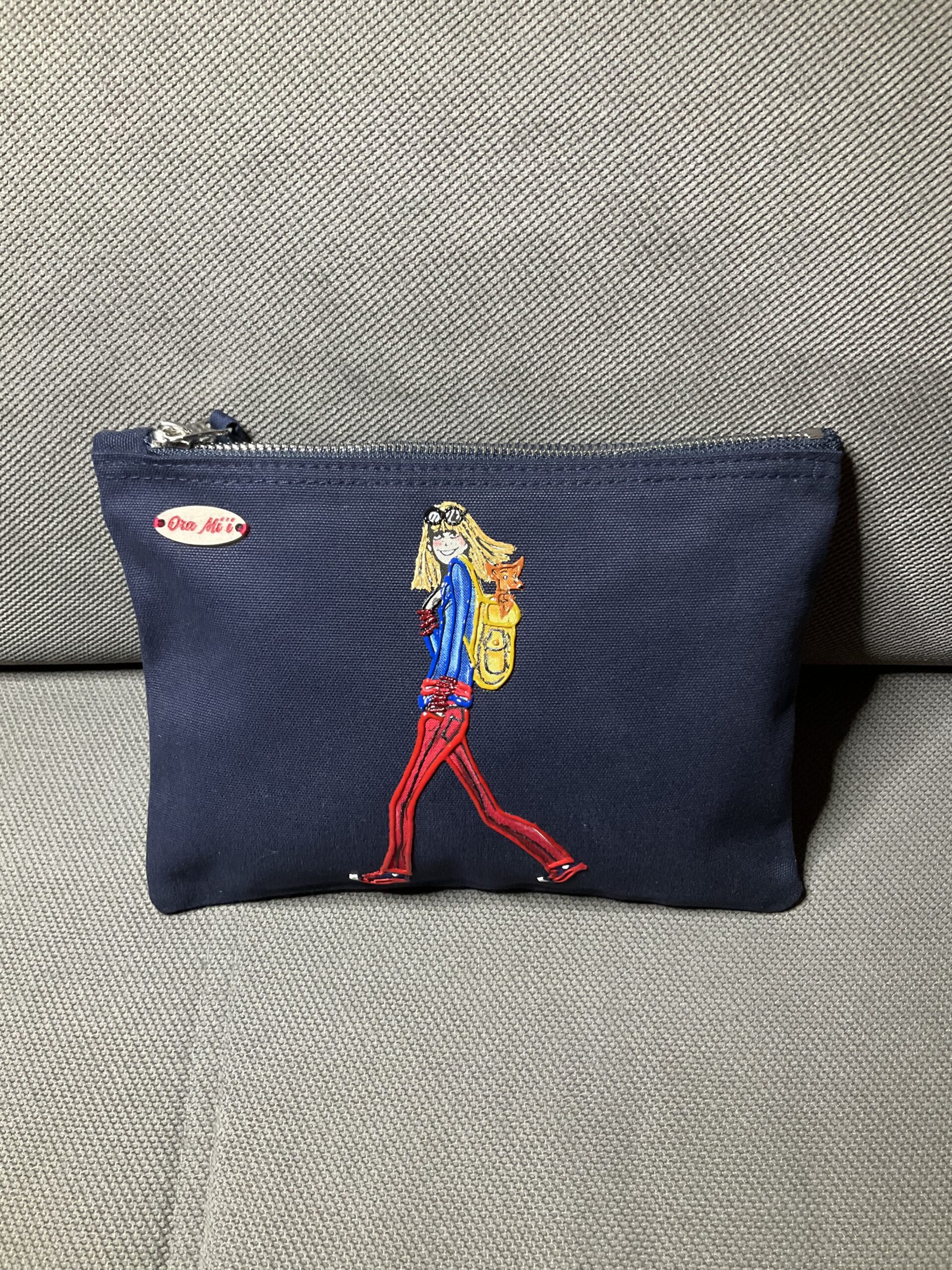 Pochette Girly Navy face