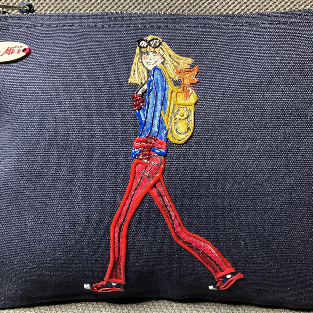 Pochette Girly Navy zoom