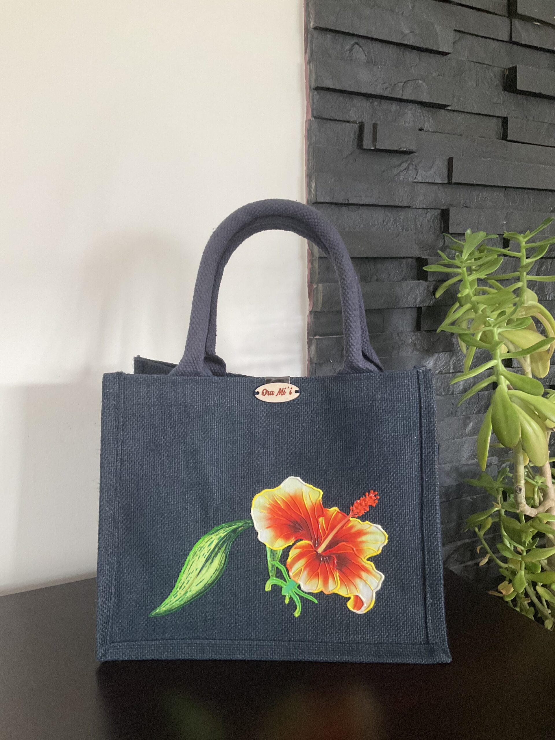 Sac Pink Orange Mini Navy