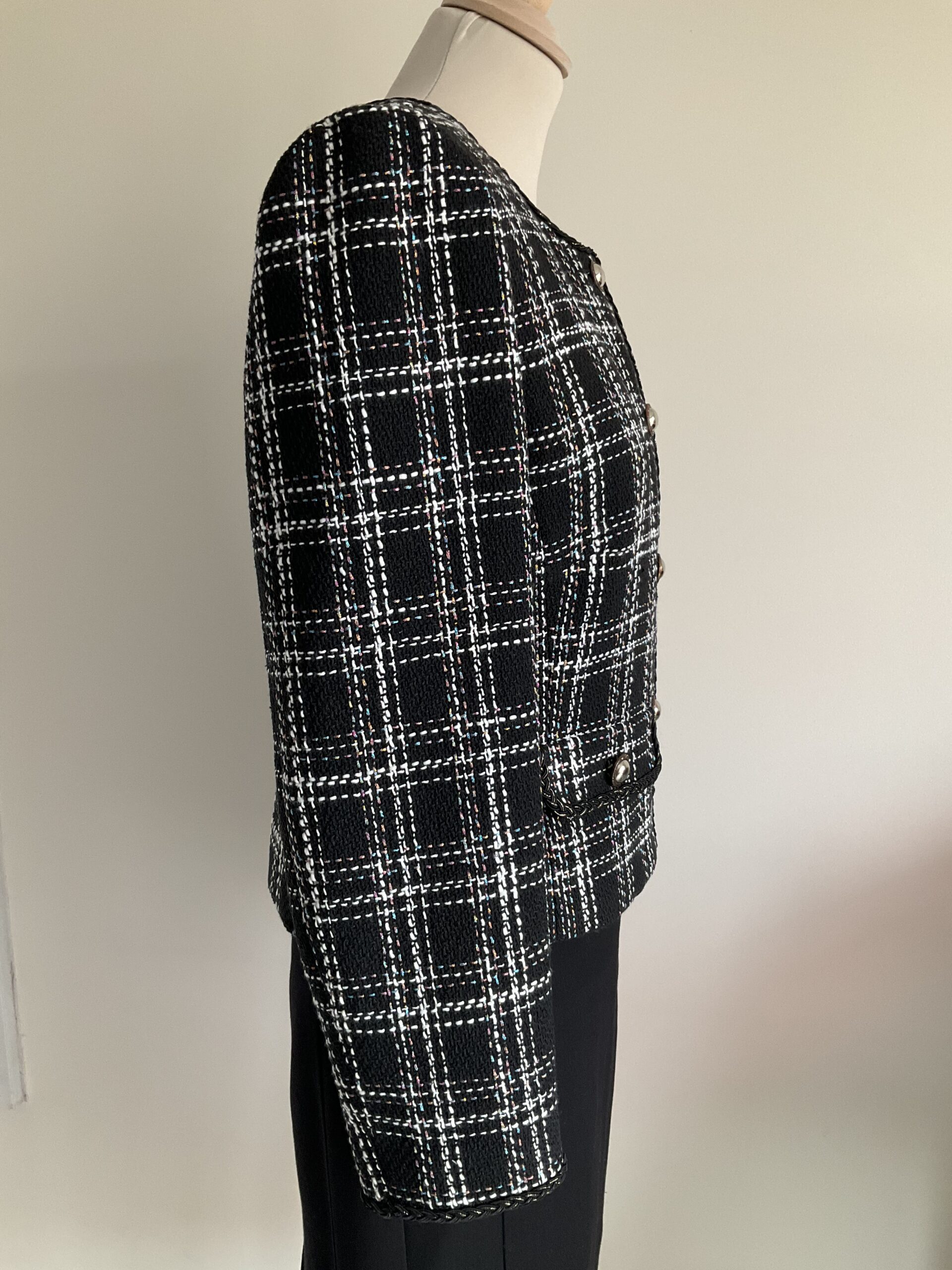 Veste Style Black White cote