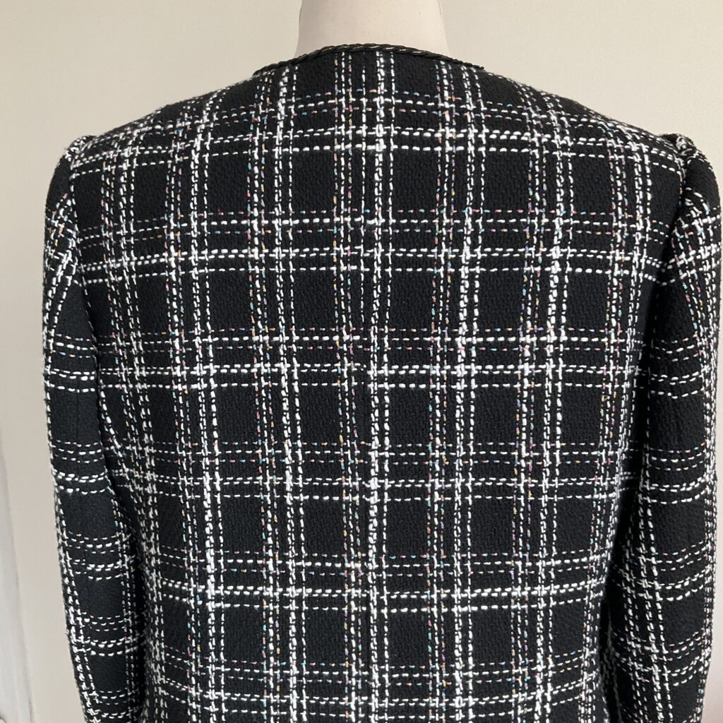 Veste Style Black White derriere