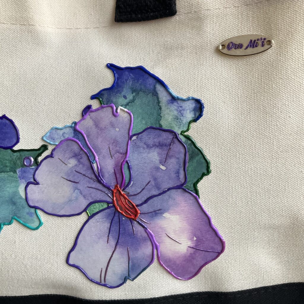 detail Sac Flower Plum